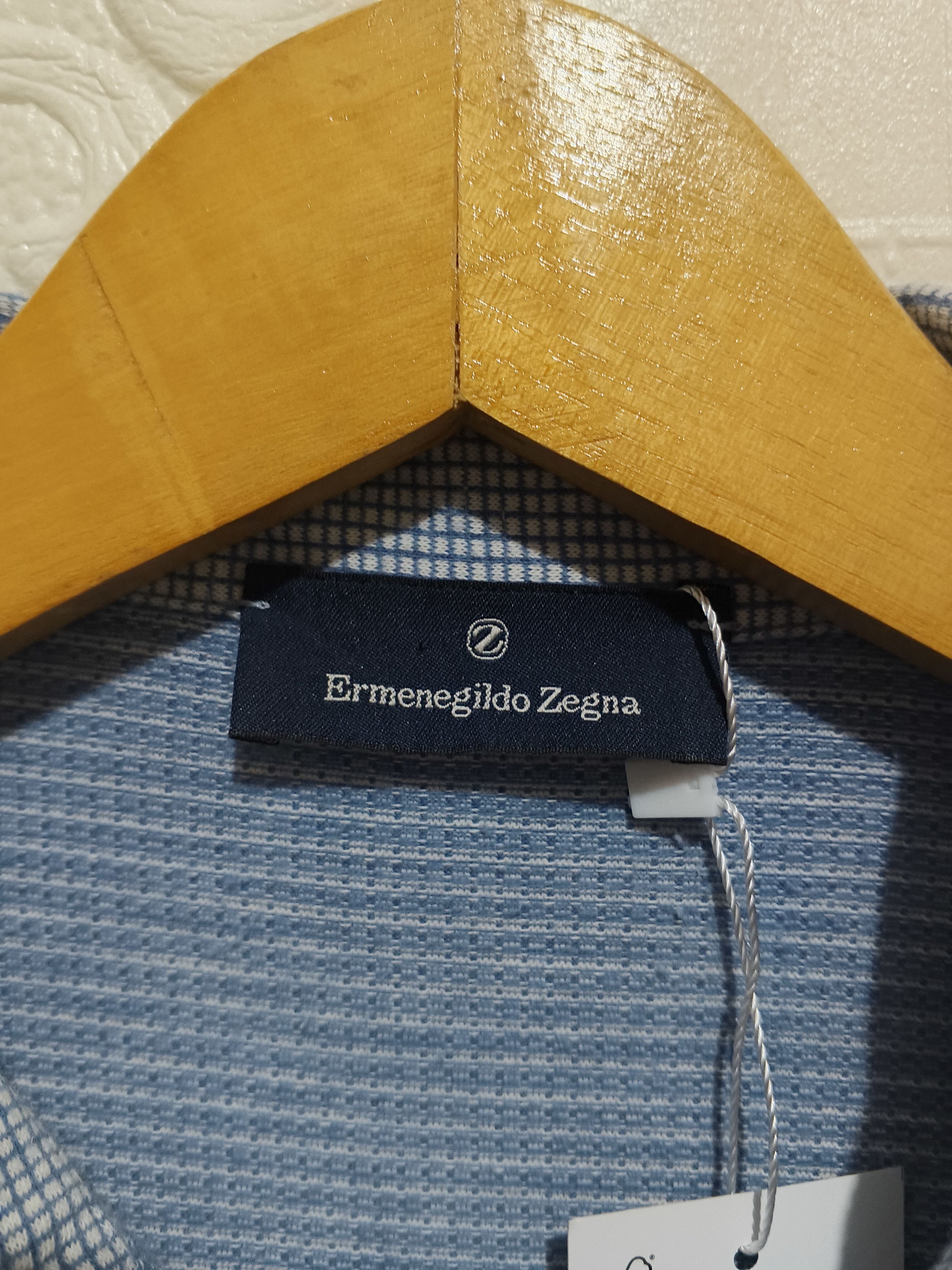 Ermenegildo Zegna ERMENEGILDO ZEGNA COTTON SHIRT Size US S / EU 44-46 / 1 - 3 Thumbnail