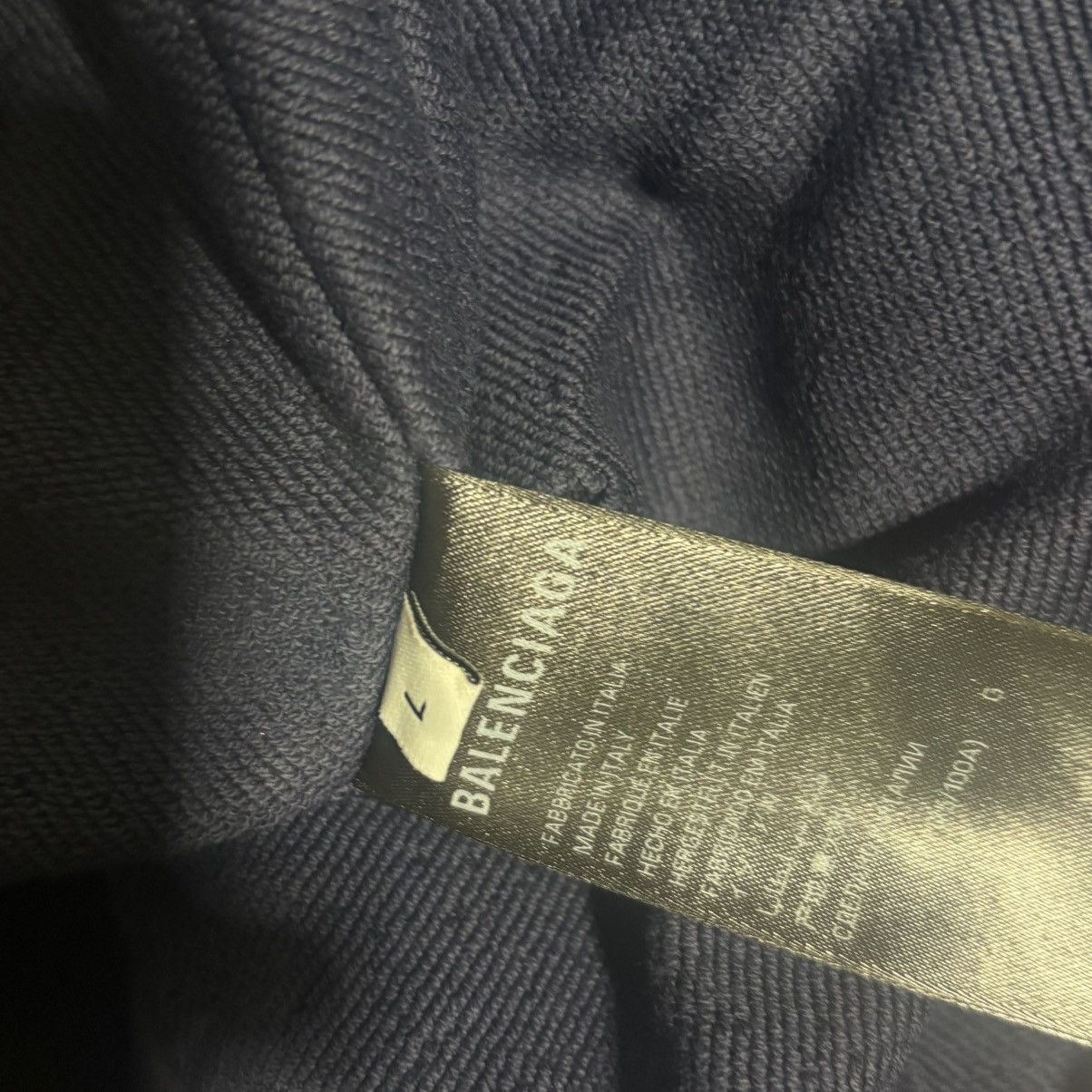 Balenciaga BALENCIAGA Logo-Print Zip-Up Insulated Hoodie Size US S / EU 44-46 / 1 - 13 Thumbnail