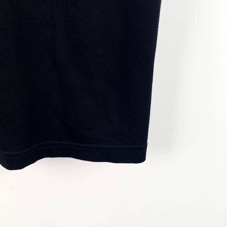 Chanel Chanel Black rolled-edge woven cotton round-neck short-sle Size S / US 4 / IT 40 - 4 Thumbnail
