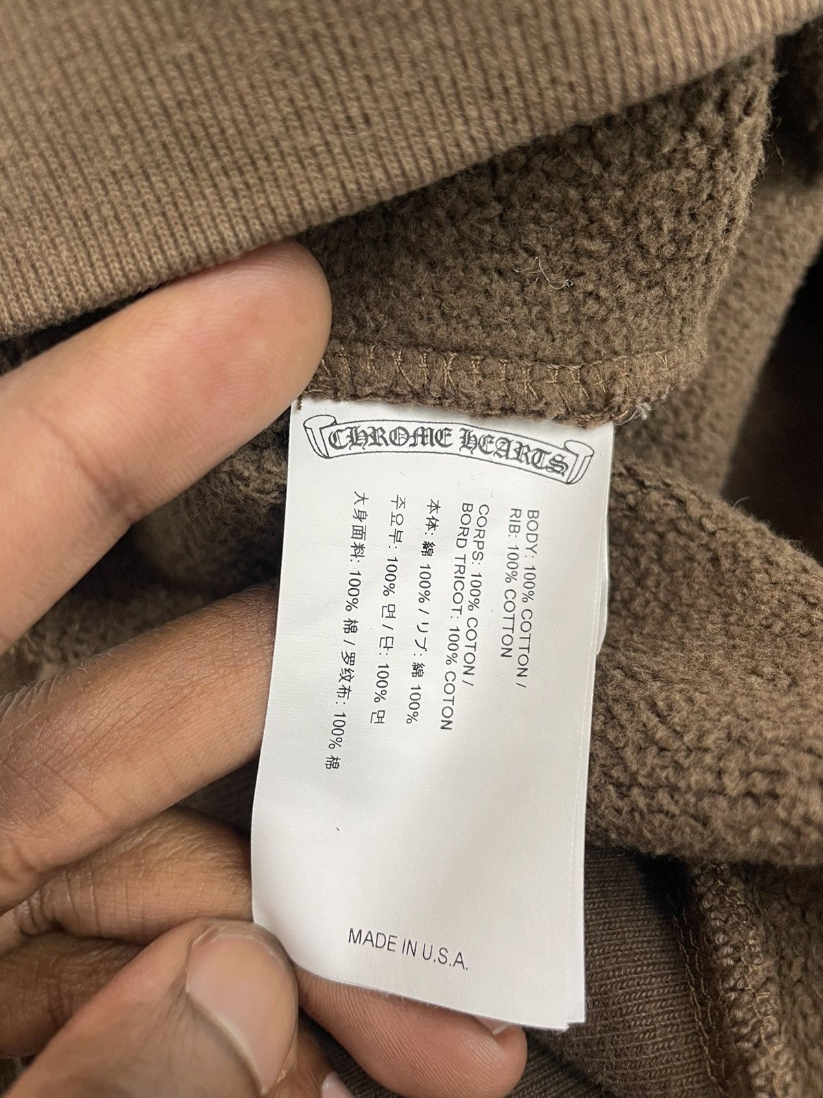 Chrome Hearts Chrome Hearts Slo Ride Crewneck Sweatshirt Brown Size US L / EU 52-54 / 3 - 9 Thumbnail