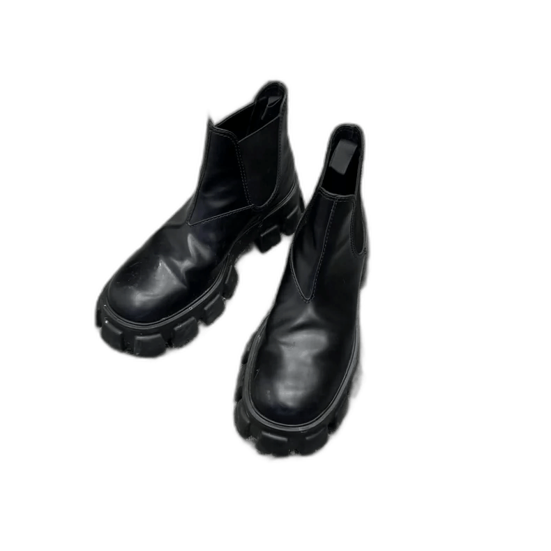 Prada PRADA Monolith Short Chelsea Boots 45 Size-yf Size US 11 / EU 44 - 1 Thumbnail