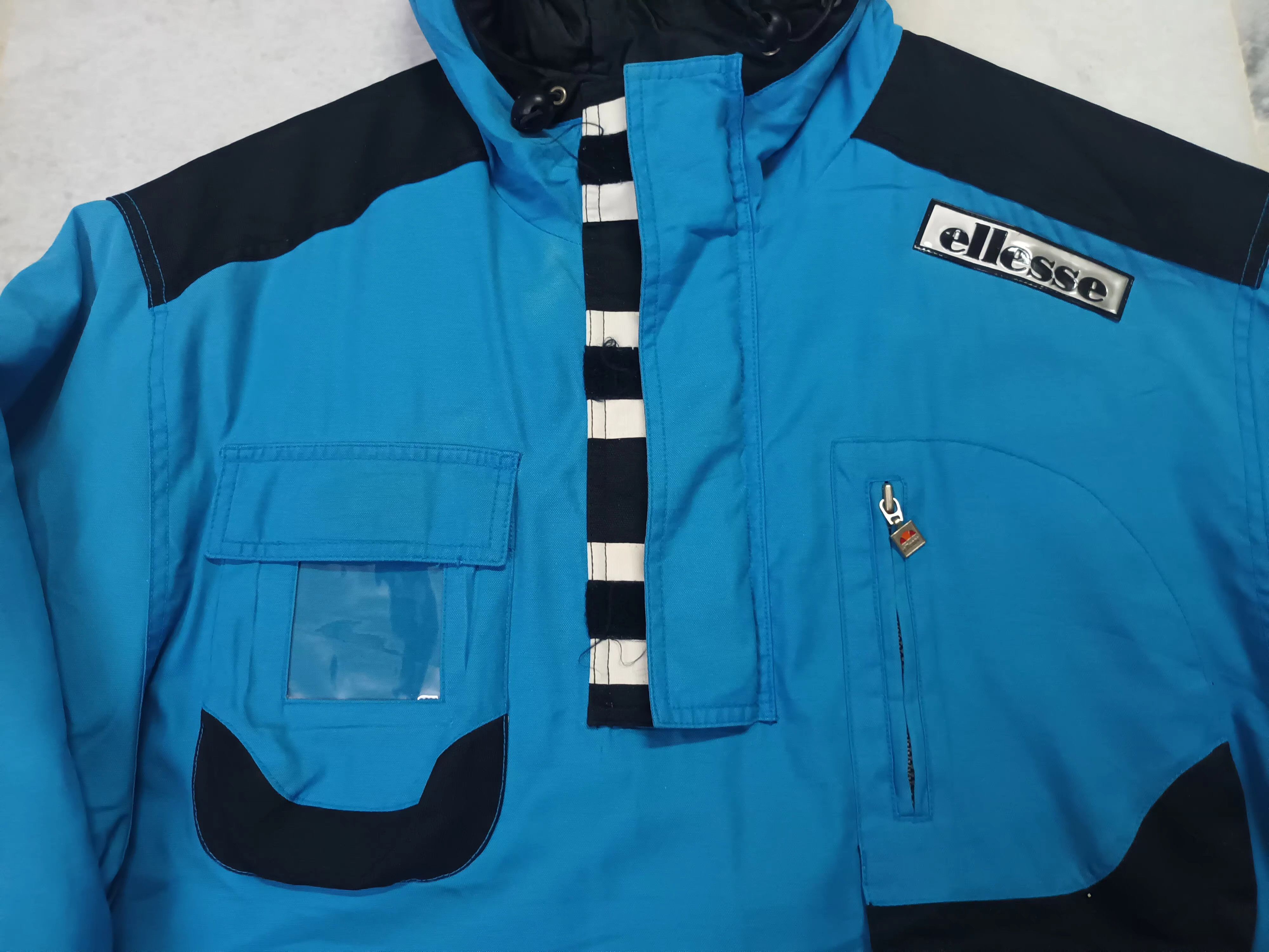 Ellesse 🔥 ELLESSE HOODIE HALF ZIPPER SKI JACKET 🔥 Size US XXL / EU 58 / 5 - 7 Thumbnail