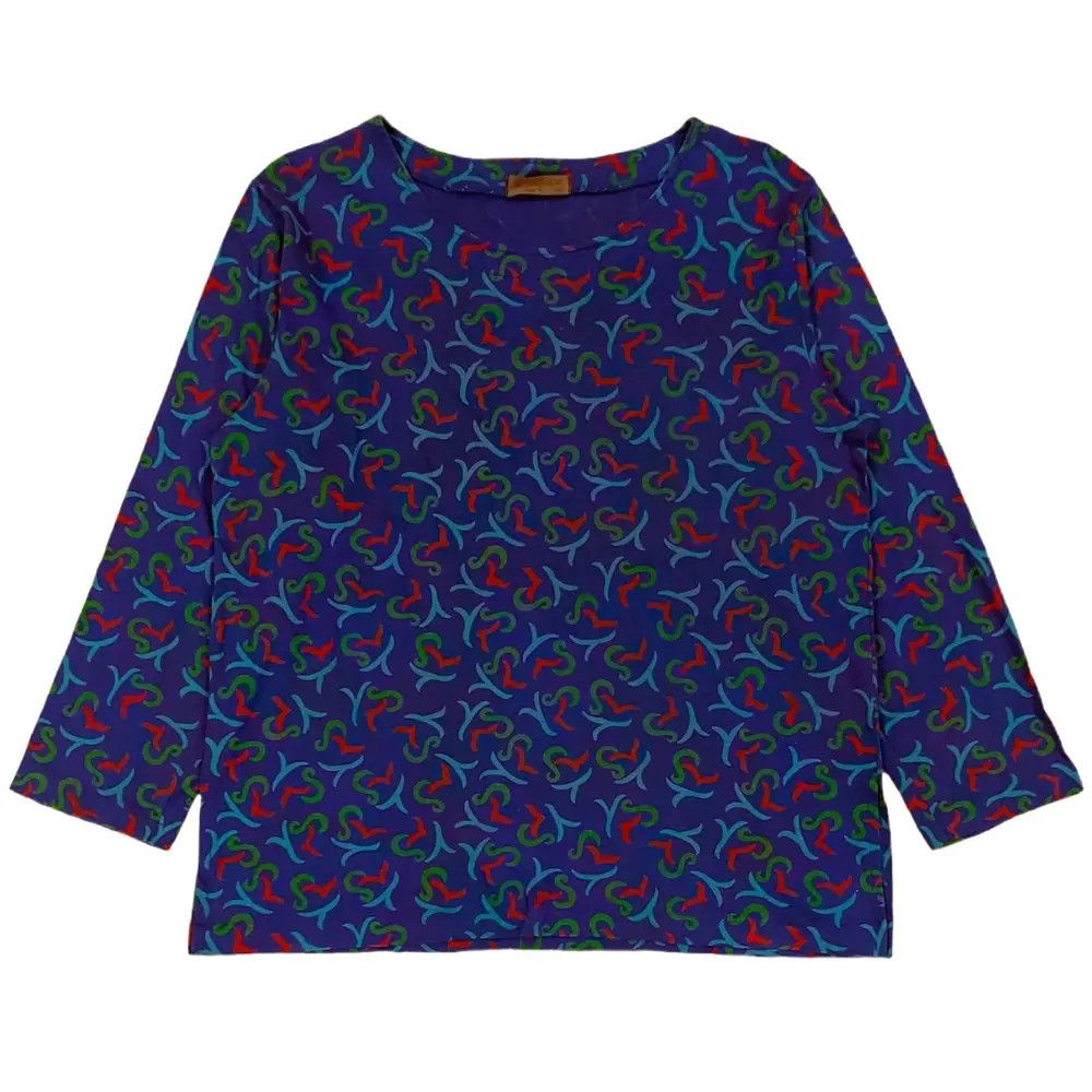Yves Saint Laurent Rare! Vintage Yves Saint Laurent Spellout L/S Size L / US 10 / IT 46 - 1 Thumbnail