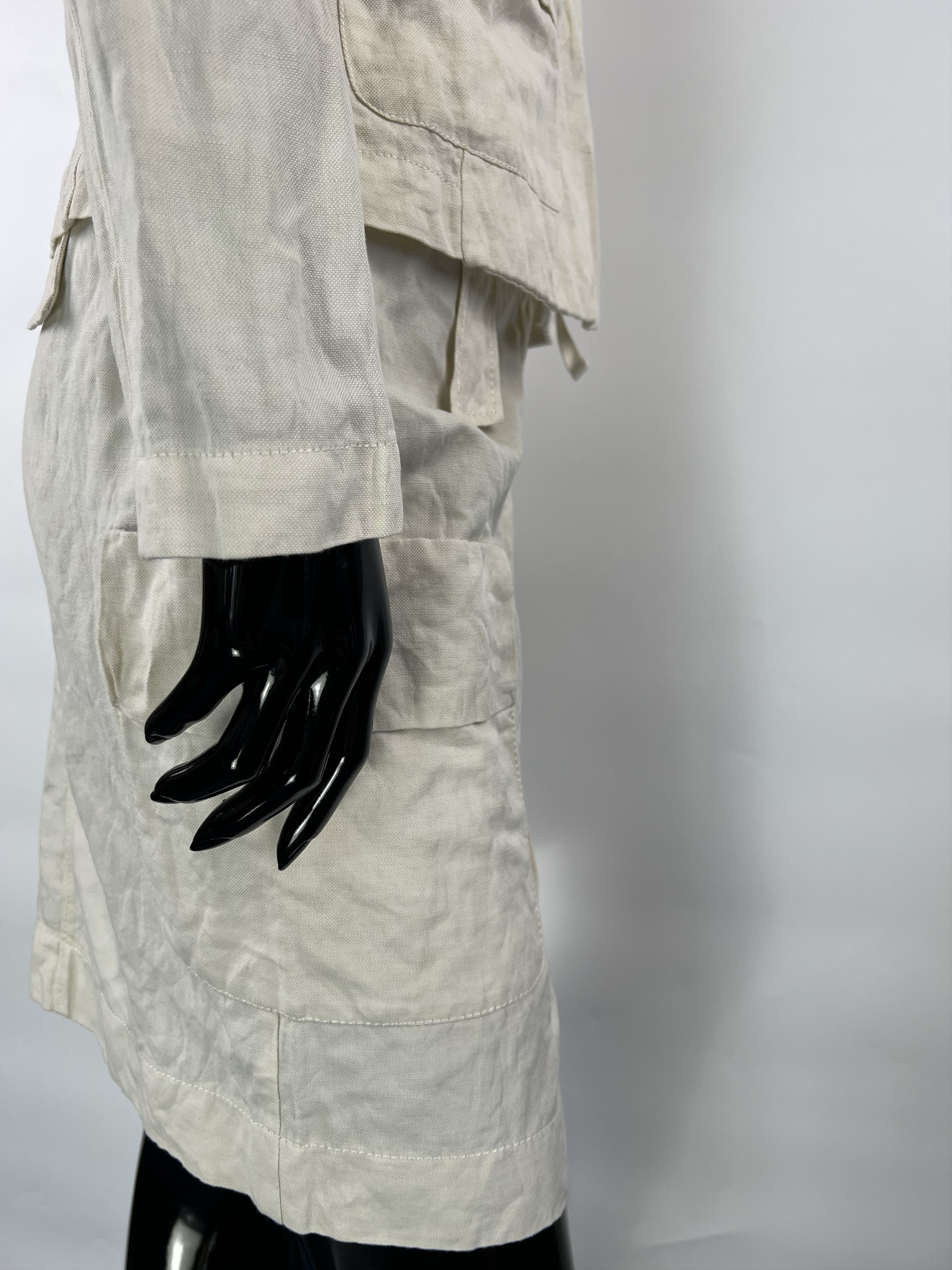Other Carla G. Rare Cotton Linen Skirt Suit Size IT 40/42 US 6/8 Size S / US 4 / IT 40 - 8 Thumbnail