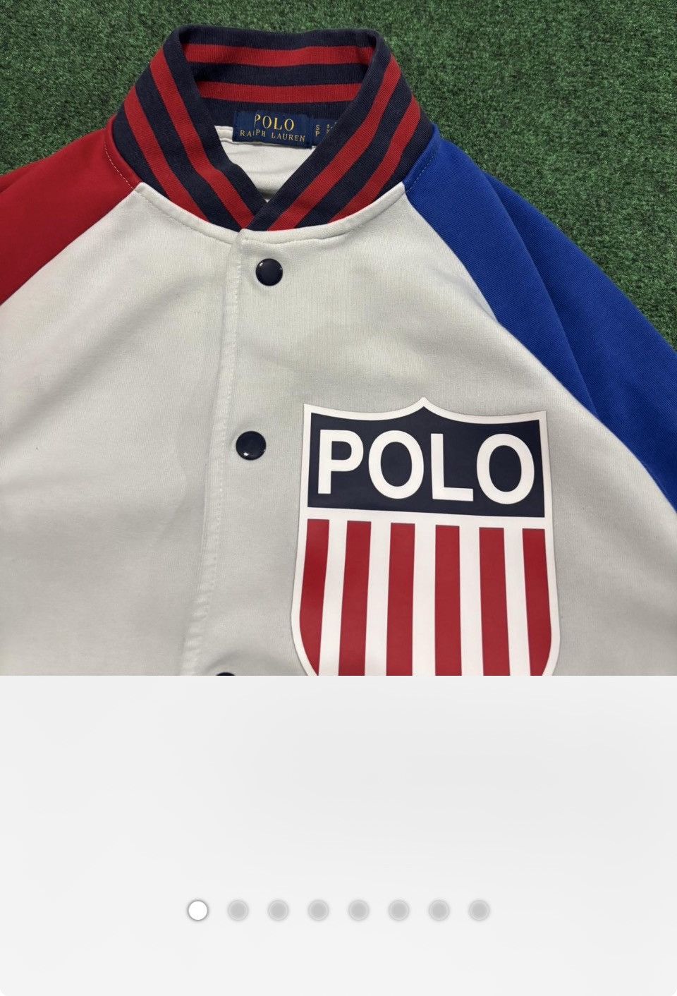 Polo Ralph Lauren Vintage Polo Ralph Lauren Shield White Blue Red Bomber Size US S / EU 44-46 / 1 - 4 Thumbnail