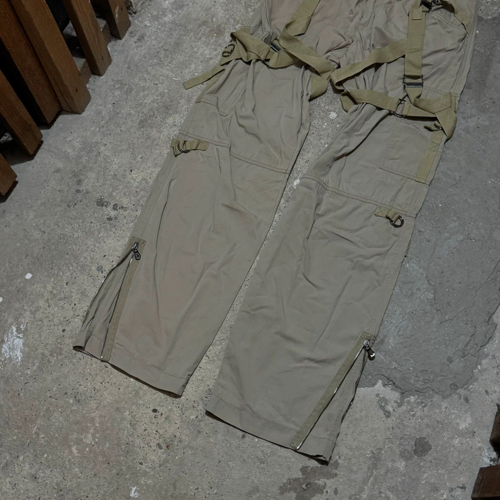 Dolce & Gabbana S/S 2004 Dolce & Gabbana bondage parachute cargo pants Size US 31 - 5 Thumbnail