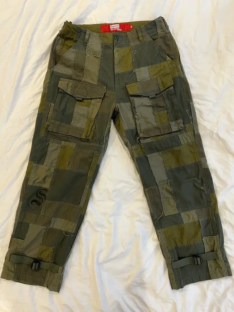 パンツ Supreme Junya Watanabe cargo pants 32 Supreme JUNYA WATANABE COMME des GARÇONS MAN Patchwork Cargo