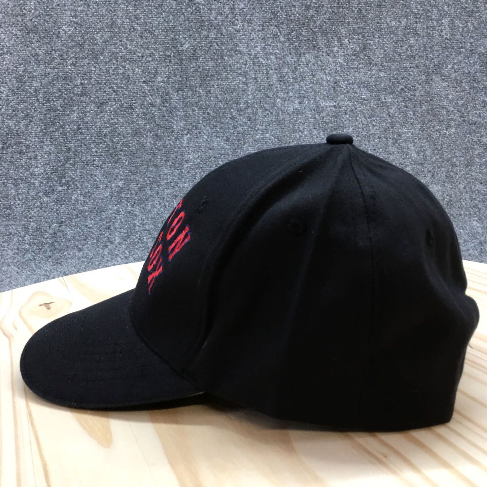 MLB Boston Red Sox MLB Baseball Cap Mens Black OS Curved Brim Embroidered Logo Size ONE SIZE - 5 Thumbnail