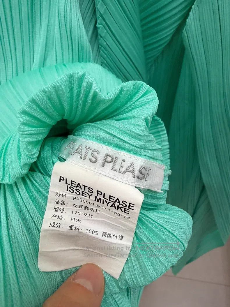 Issey Miyake Issey Miyake Mint Green Coat Size S / US 4 / IT 40 - 7 Thumbnail