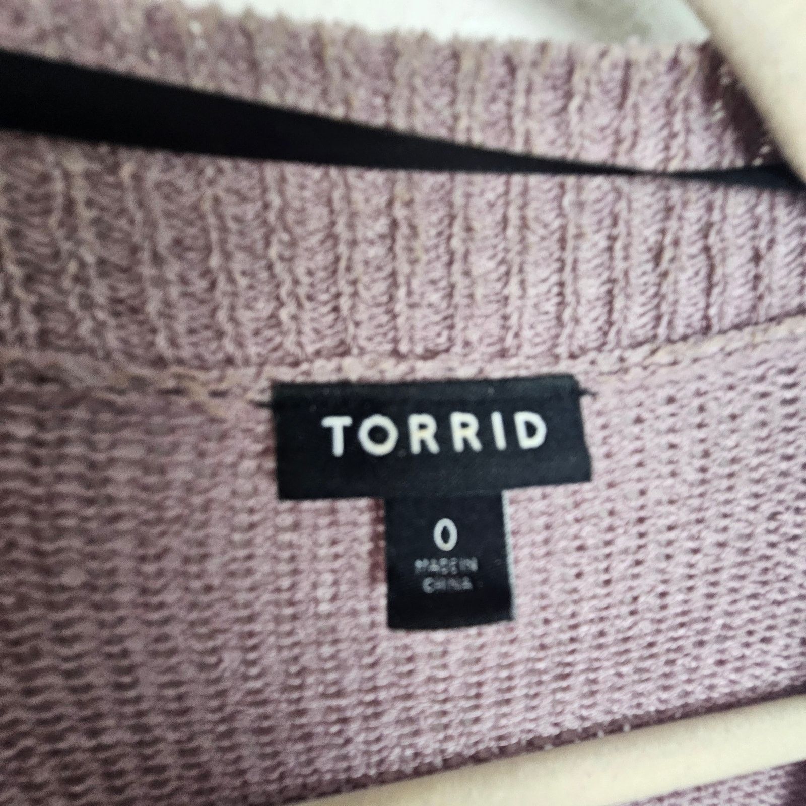 Torrid Torrid Womens Knit Sweater Cardigan Size 0X Minimalist Comfy Size XL / US 12-14 / IT 48-50 - 7 Thumbnail