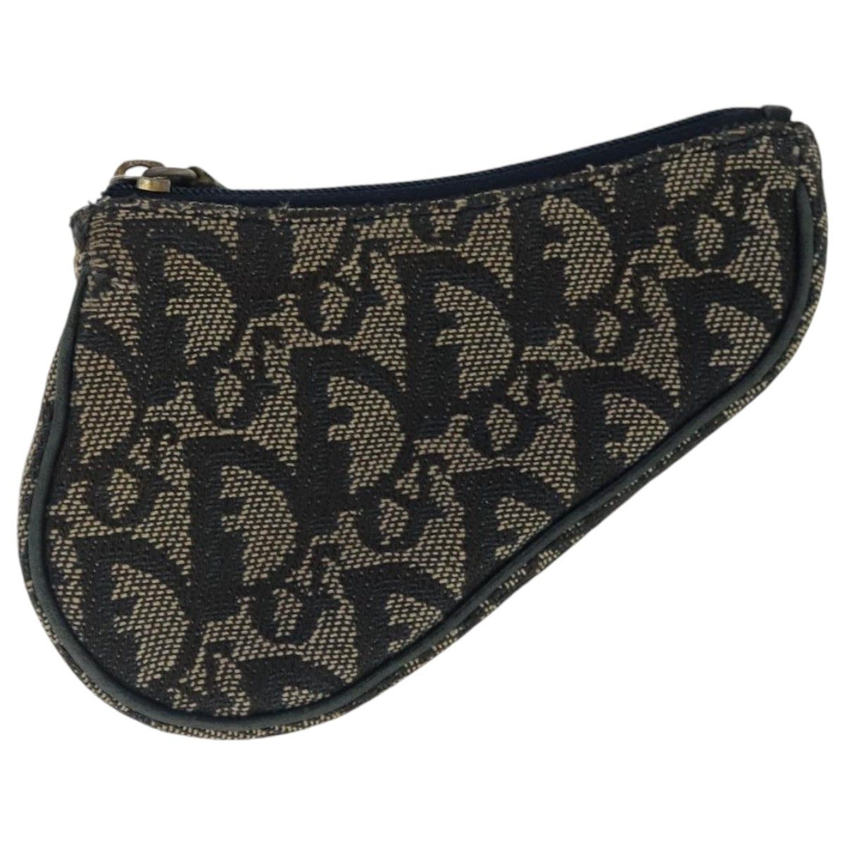 Dior Saddle Navy Canvas Wallet (Pre-Owned) Size ONE SIZE - 1 Thumbnail