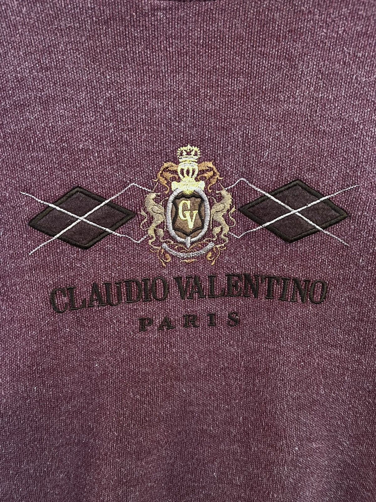 Gianni Valentino Vintage Cloudio Valentino Sweatshirt Size US L / EU 52-54 / 3 - 3 Thumbnail