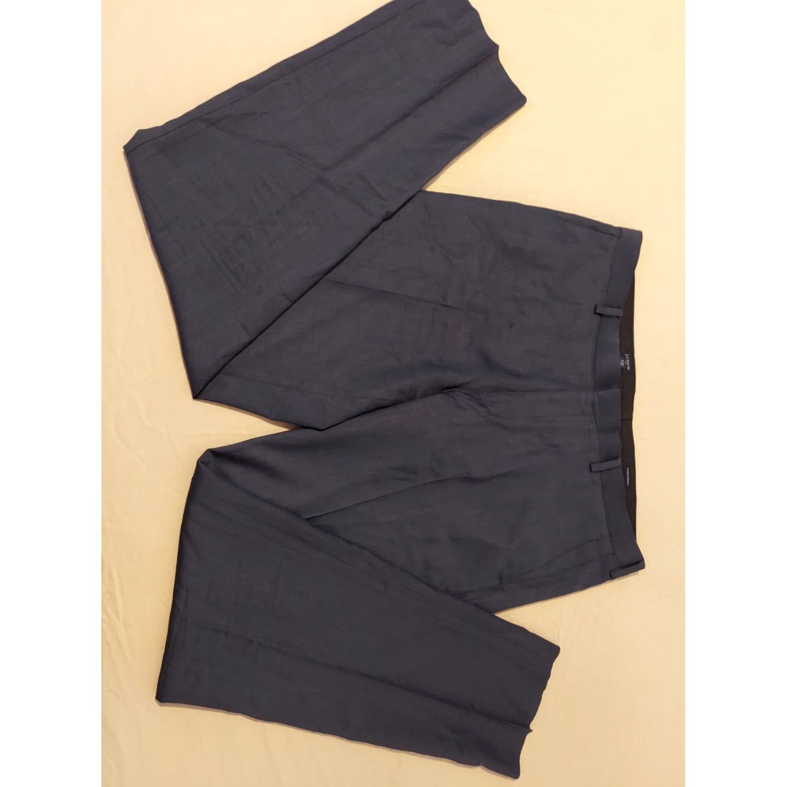 J.Crew Mens J. Crew Dress Pants Slim 36x34 Navy Blue Chino Khaki Trousers Slacks Pants Blue Mens Size US 36 / EU 52 - 3 Thumbnail
