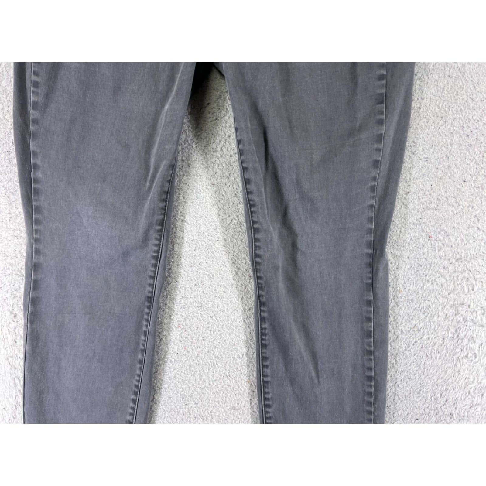 Vintage Sonoma Jeans Womens 10 Gray Skinny Leg Cotton Viscose Blend Stretch 28x27 Casual Slim Denim Modern 90s? Size 32" / US 10 / IT 46 - 3 Thumbnail