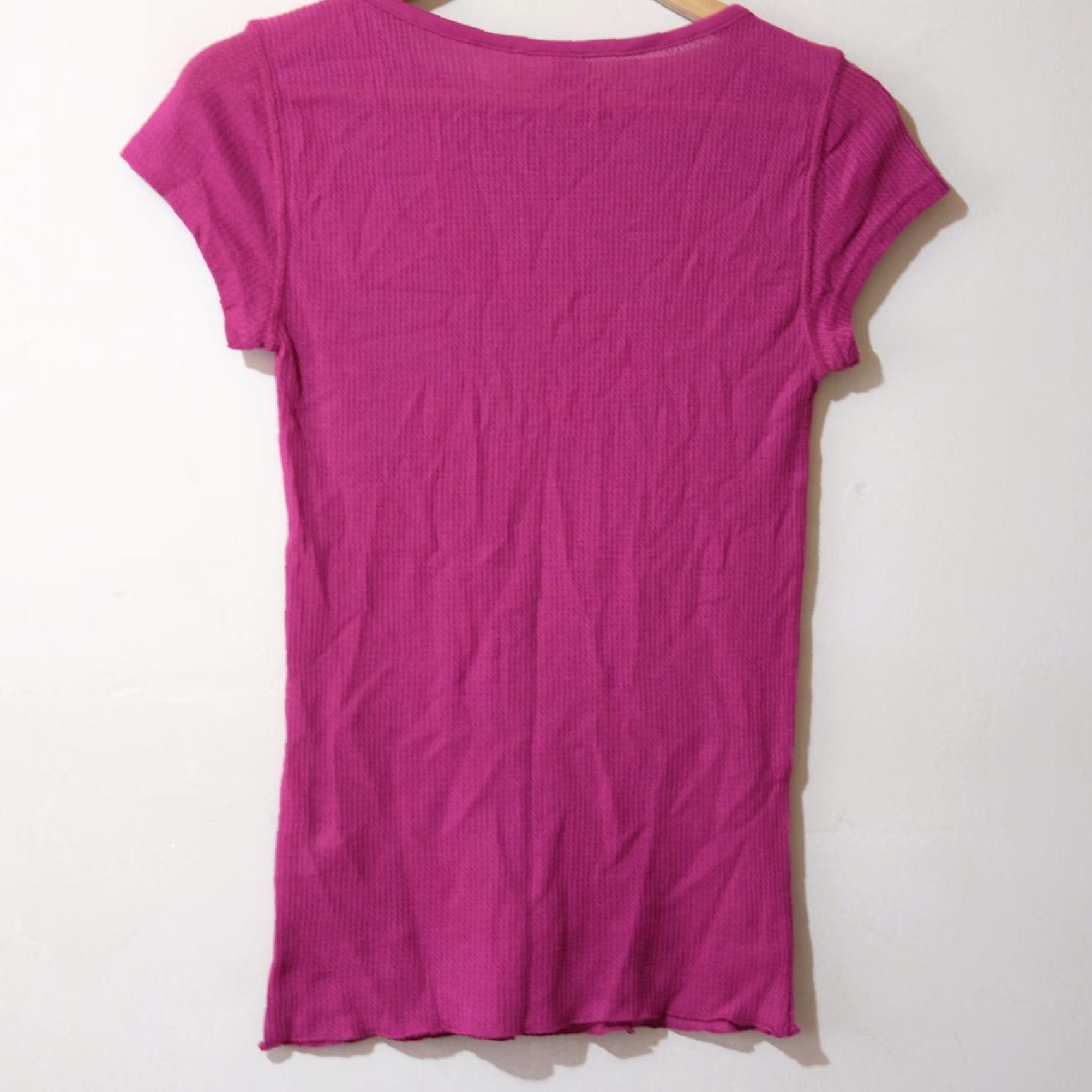 Vintage Nwot! CRB Waffle Knit Top Purple Lightweight Juniors L #H6-44 Shirt Women Preschool? Size L / US 10 / IT 46 - 6 Thumbnail
