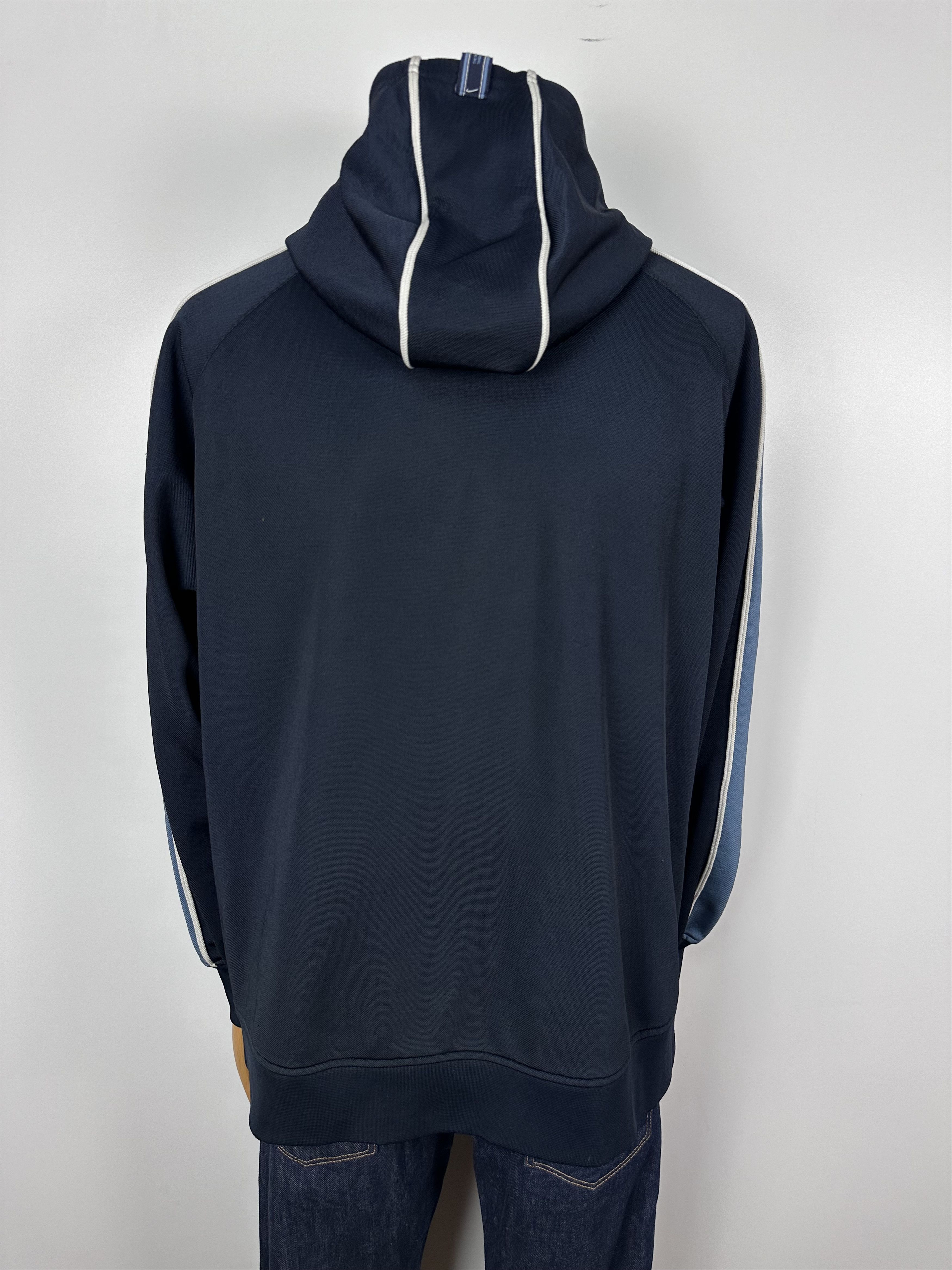 Nike × Vintage Nike Vintage Zip Hoodie Big Logo Blue 90s Mens Size XL Size US XL / EU 56 / 4 - 6 Thumbnail