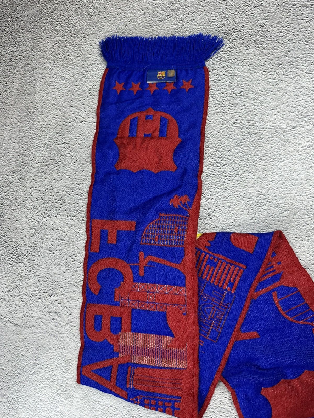 Other Vintage FC Barcelona Scarves Soccer Jersey Football Blockcor Size ONE SIZE - 8 Thumbnail