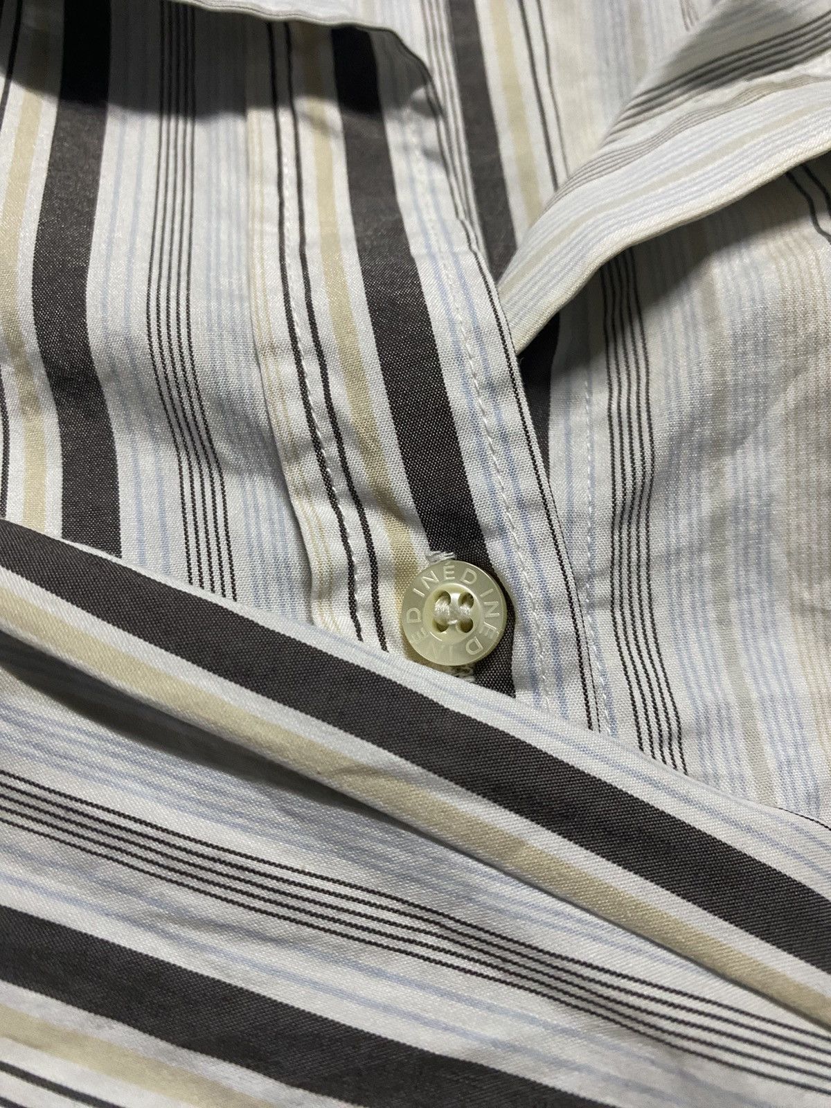 Yohji Yamamoto Ined Yohji Yamamoto Vertical Stripe Shirts Size S / US 4 / IT 40 - 6 Thumbnail