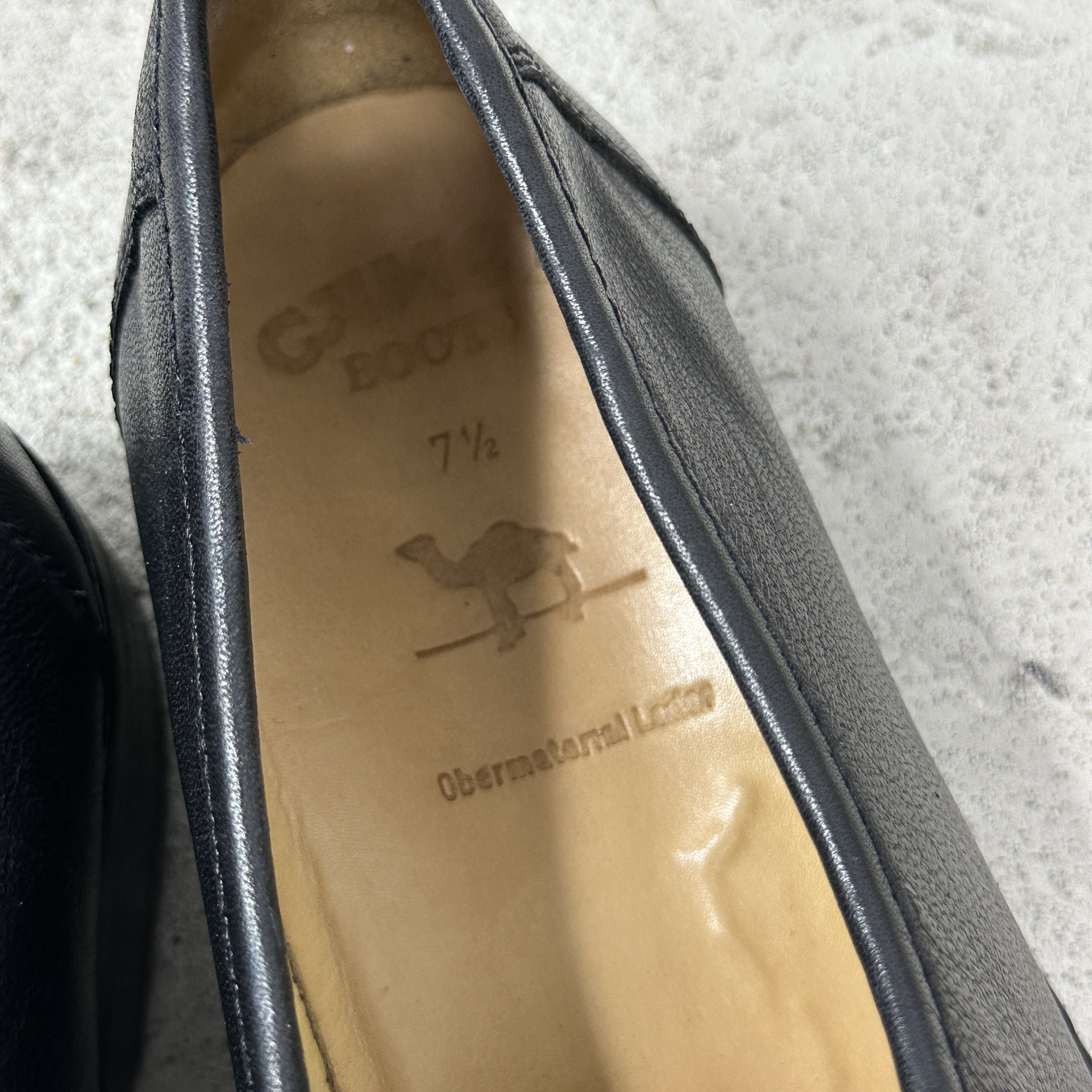 Vintage Vintage Avant Garde Camel Leather Loafers Y2K Size US 7.5 / EU 40-41 - 8 Thumbnail