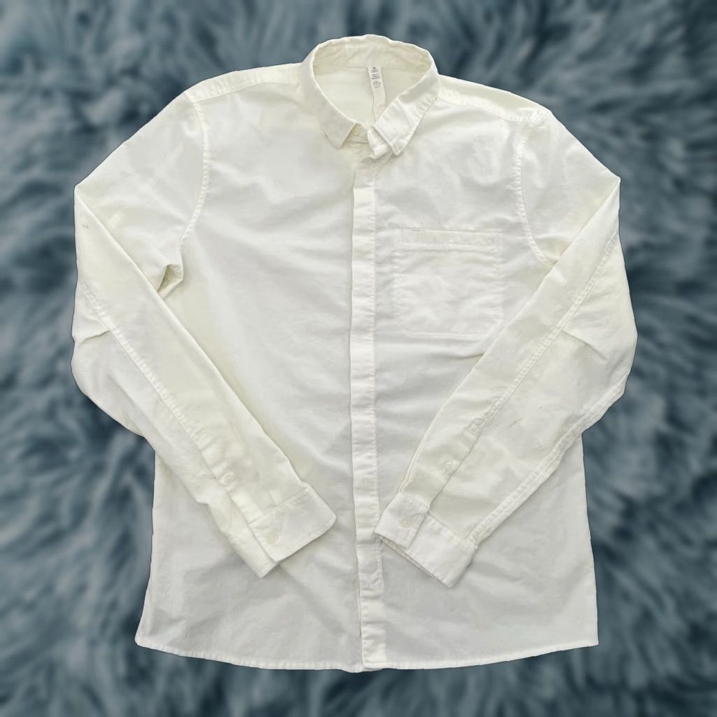 Lululemon Lululemon Shirt Button-Up Adult Large Yellow Commission Long Sleeve Mens Size US L / EU 52-54 / 3 - 1 Thumbnail