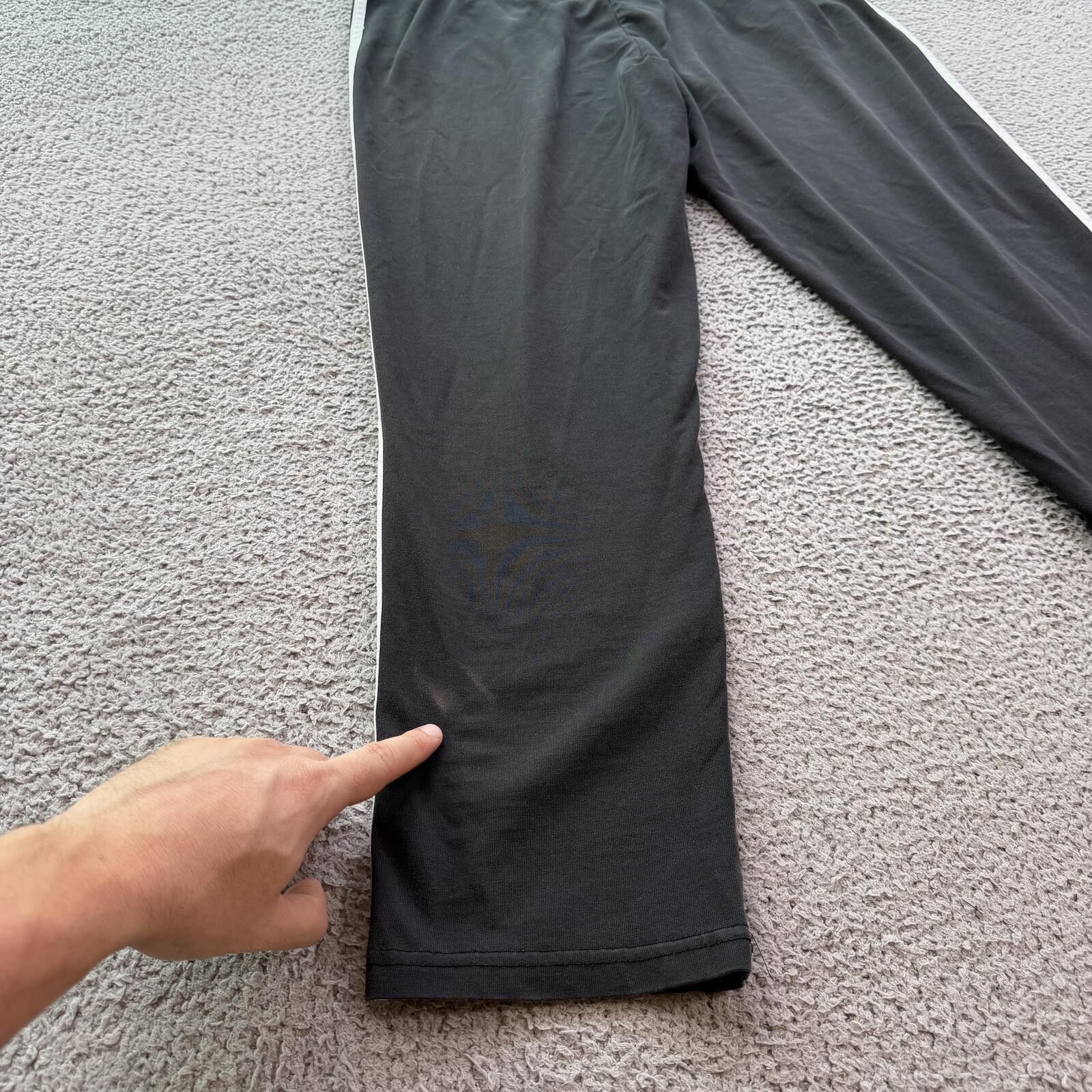 Adidas Adidas 3 Stripe Black Track Pants Joggers Men L Athletic Y2K Size US 34 / EU 50 - 9 Thumbnail