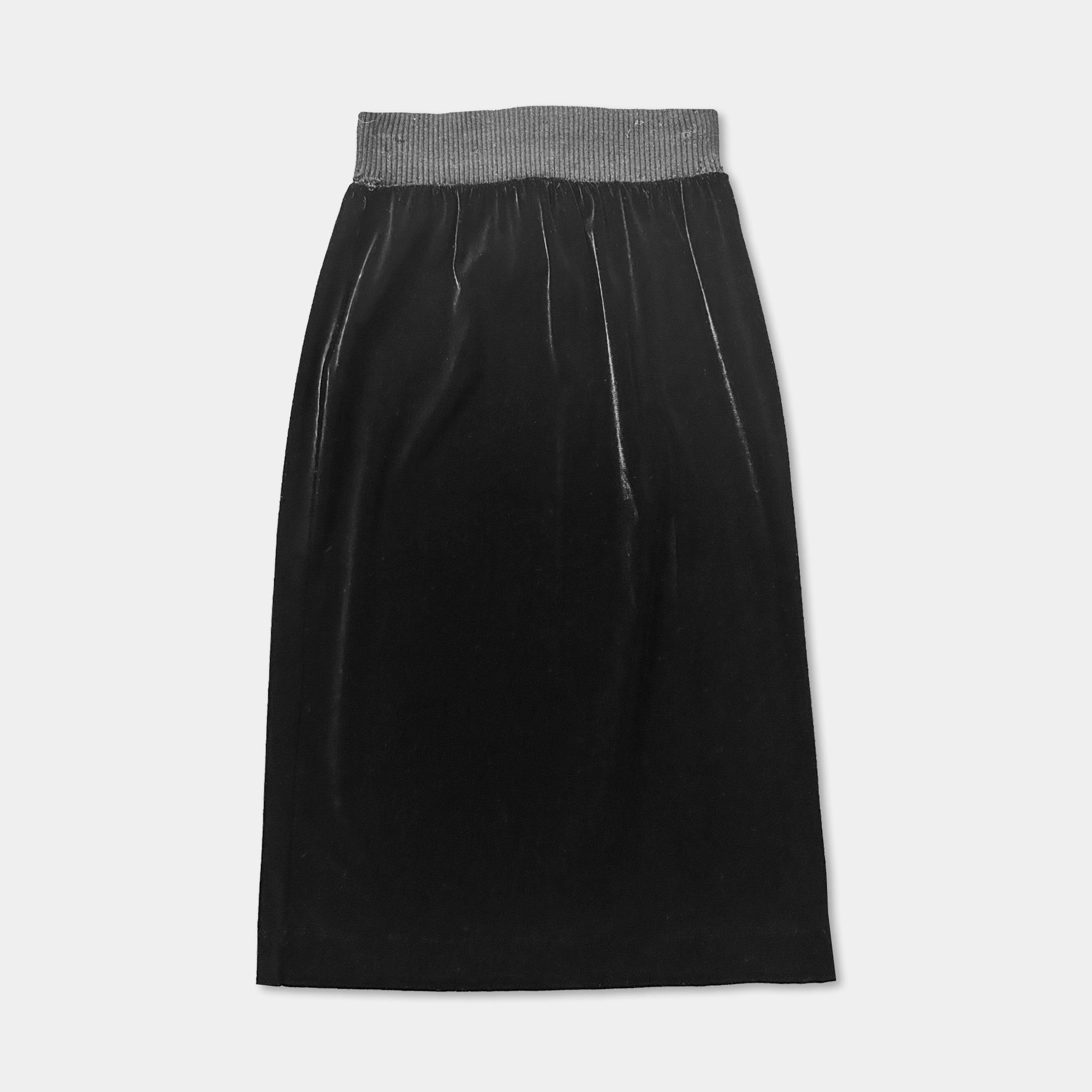 Jean Paul Gaultier Jean Paul Gaultier Velour Skirt Size 28" / US 6 / IT 42 - 1 Thumbnail