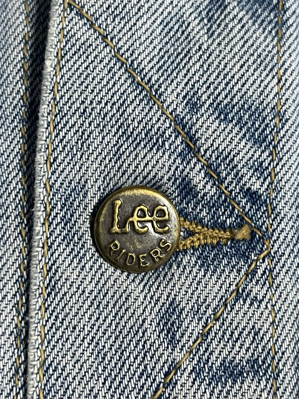 Lee × Vintage LEE RIDERS VINTAGE DENIM BLUE JACKET RARE 7850 USA SIZE XL Size US XL / EU 56 / 4 - 14 Thumbnail
