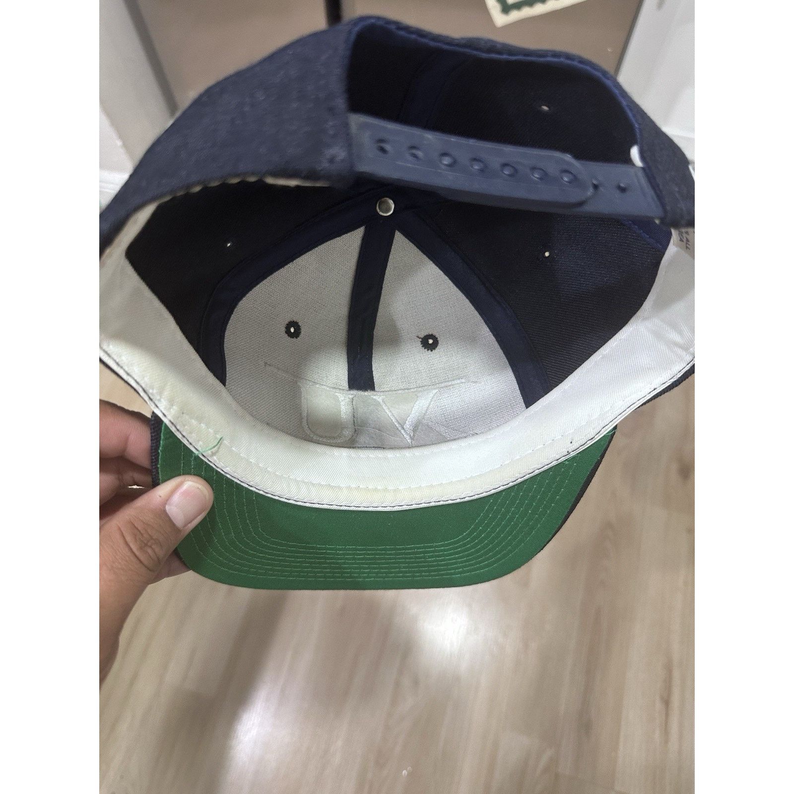 The Game Vtg Villanova Wildcats SnapBack Hat Split Bar The Game Wool Size ONE SIZE - 7 Thumbnail