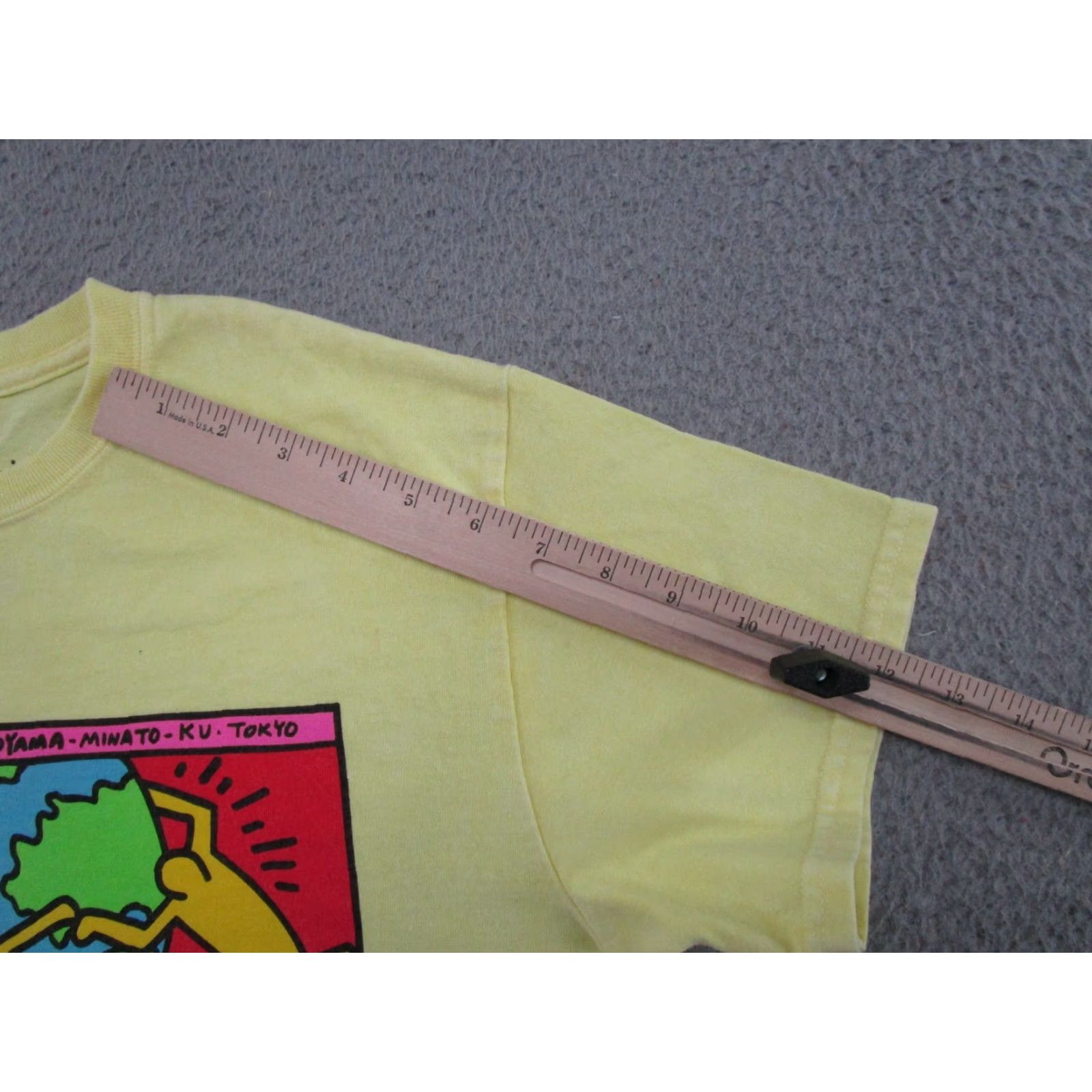 Ripple Junction Keith Haring New York City Pop Shop Art T-Shirt Crew Neck Short Sleeve M Multicolor Cotton Jersey Regular Mens Size US M / EU 48-50 / 2 - 7 Thumbnail
