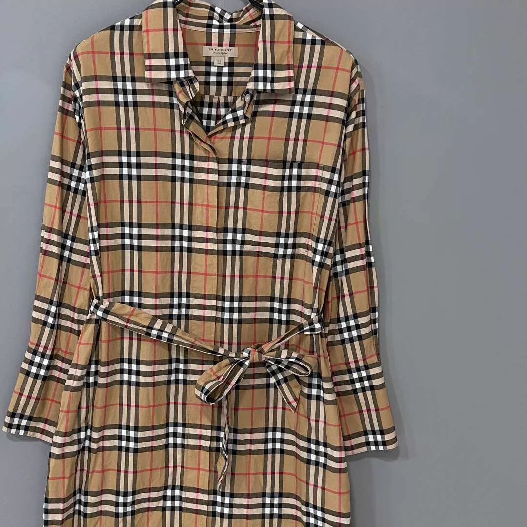 Burberry Burberry Classic Check Belted Dress UK8 99 New Size S / US 4 / IT 40 - 2 Thumbnail
