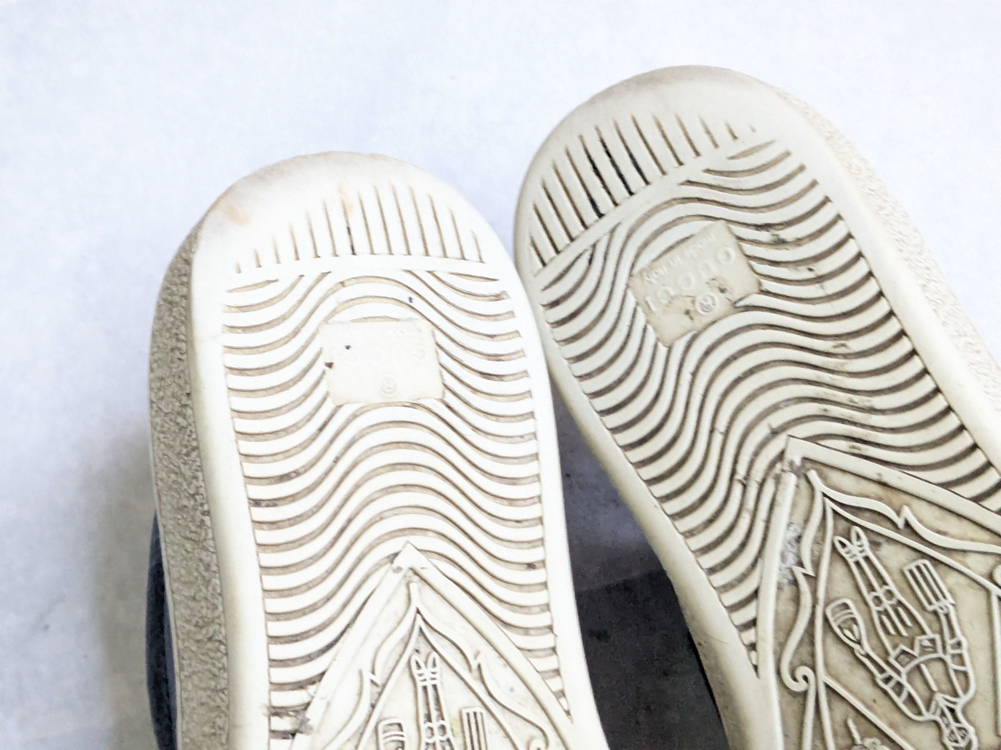 Gucci Gucci Ace GG Monogram Sneakers Black 9 Logo Size US 9 / EU 42 - 14 Thumbnail