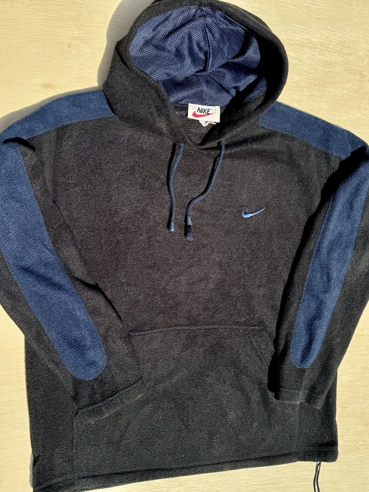 Nike × Vintage Nike Vintage 90’s Fleece Rap Hip Hop Pullover Hoodie Size US L / EU 52-54 / 3 - 8 Thumbnail