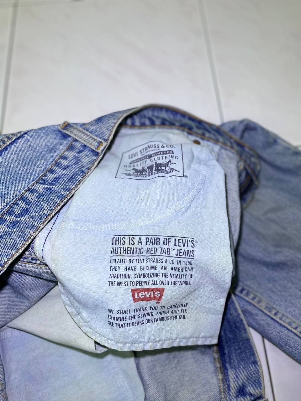 Levi's vintage levis 550 lightwash denim nice design Size US 32 / EU 48 - 8 Thumbnail