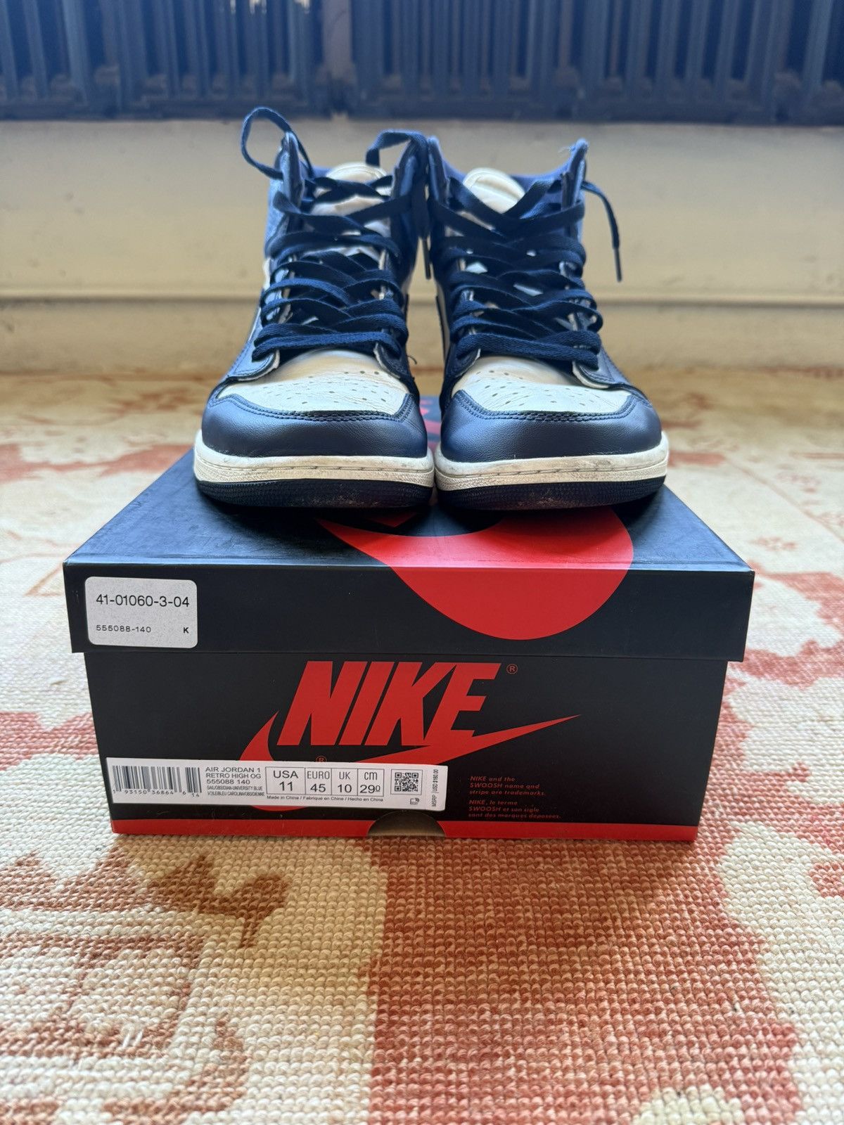 Jordan Brand Air Jordan 1 “Obsidian” 555088-140 Size US 11 / EU 44 - 2 Thumbnail