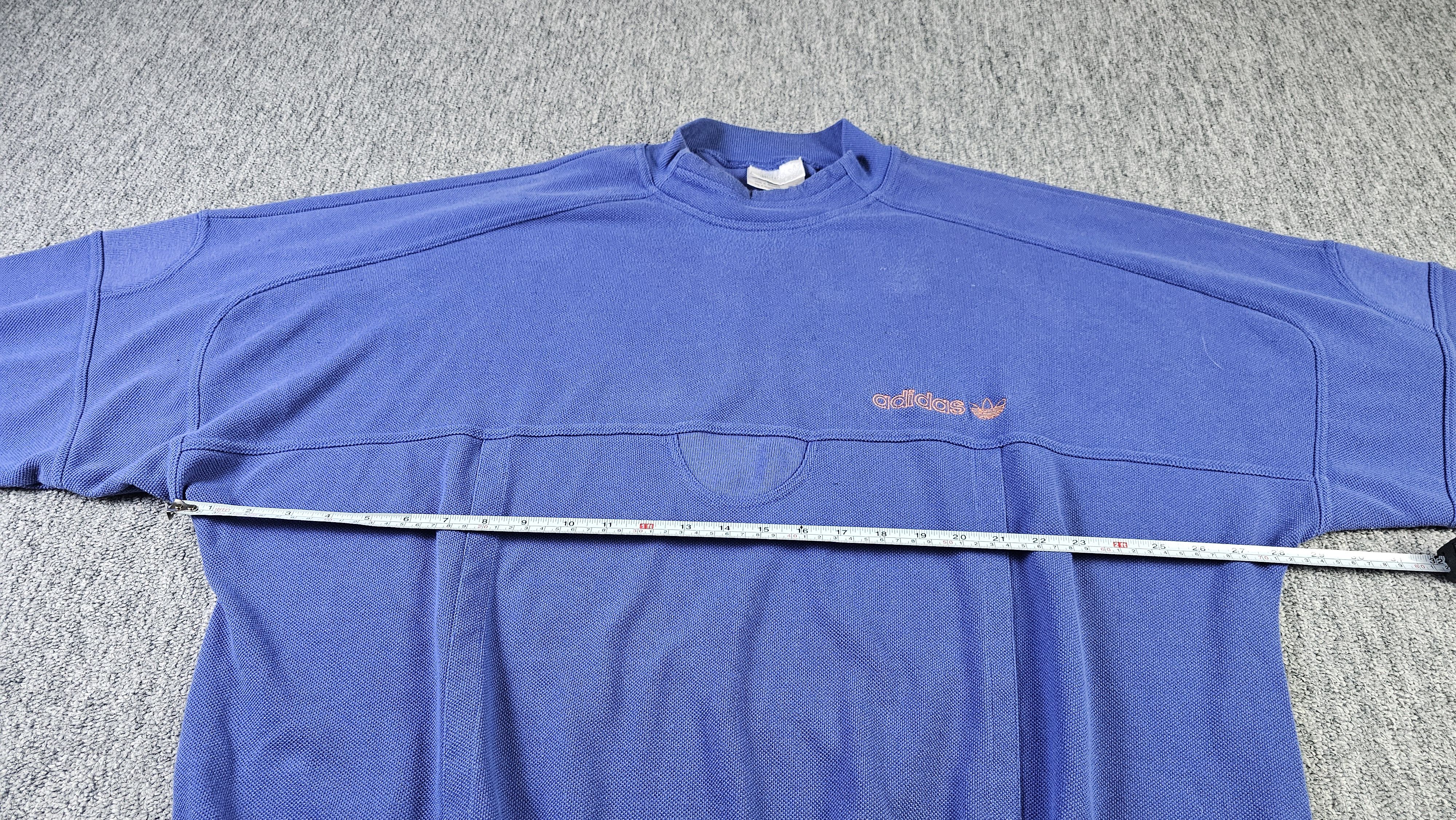 Adidas Vintage 80s Adidas Mock Neck Trefoil Sweatshirt Size US XL / EU 56 / 4 - 11 Thumbnail