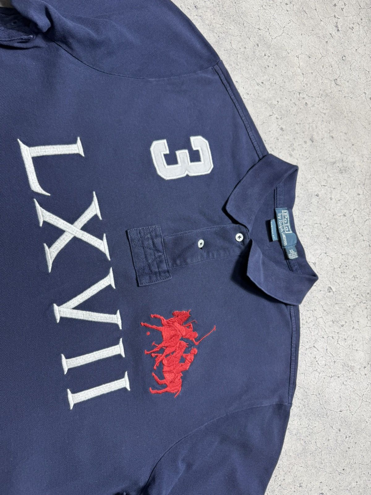 Polo Ralph Lauren Polo Ralph Lauren LXVII #3 Vintage 90s Big Pony Polo T-Shirt Size US XL / EU 56 / 4 - 7 Thumbnail