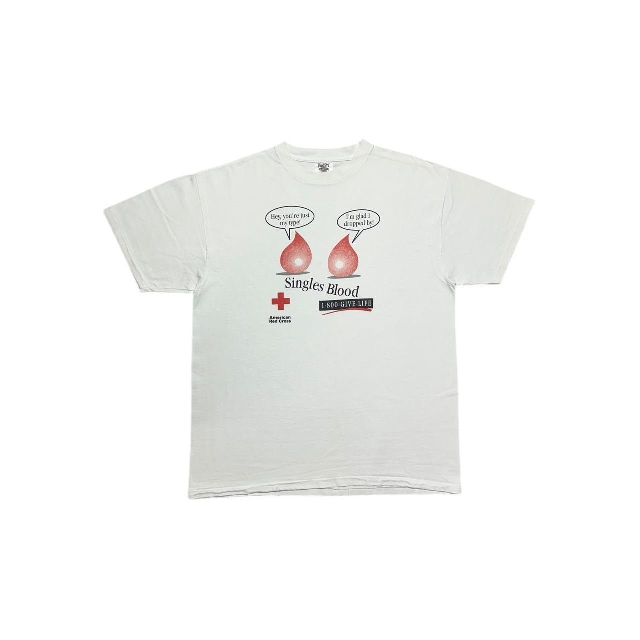 Vintage Vintage Singles Blood Drive T-Shirt Size US XL / EU 56 / 4 - 1 Thumbnail