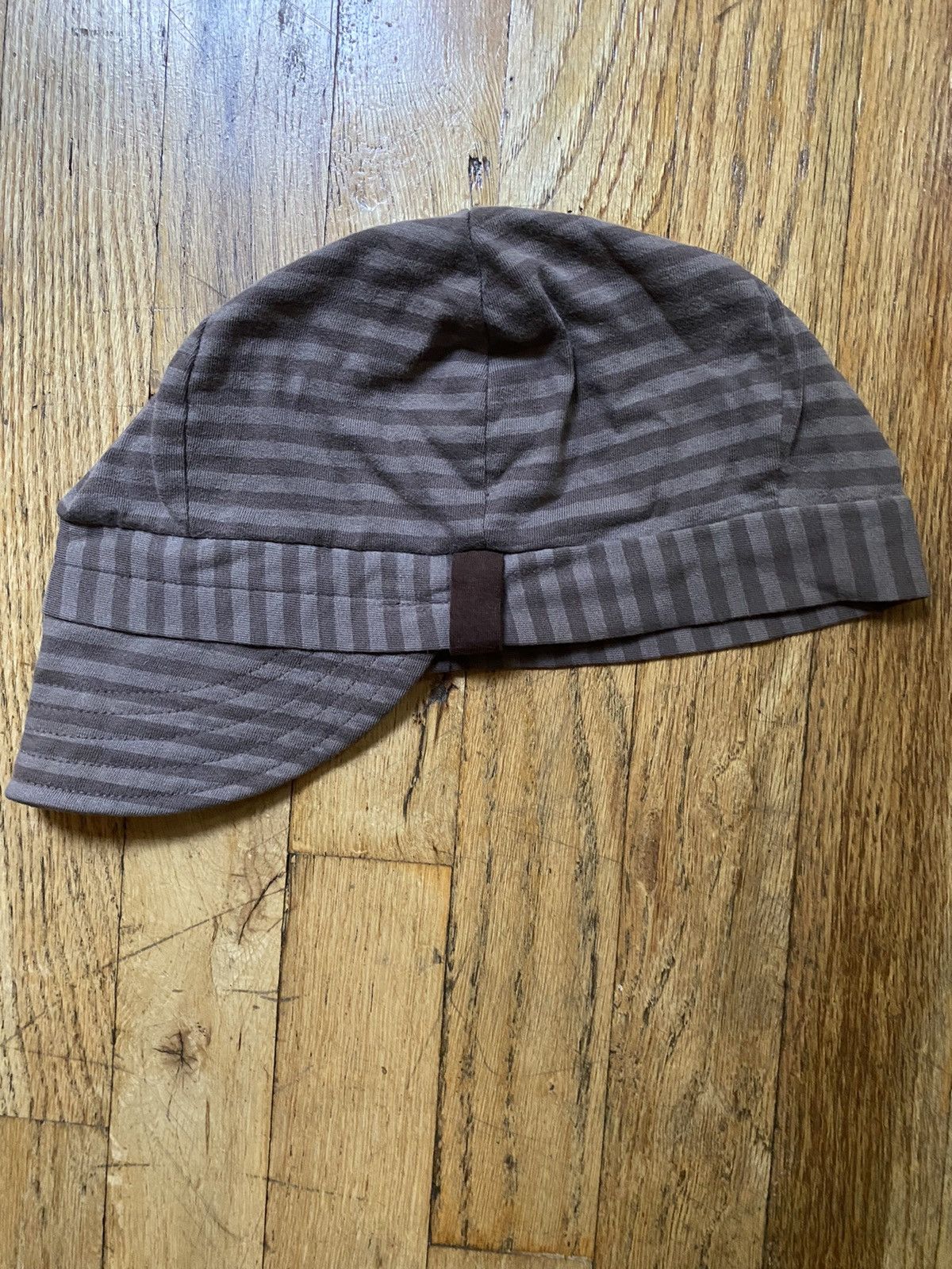 Vintage Y2K Striped Painters Cap Size ONE SIZE - 1 Thumbnail