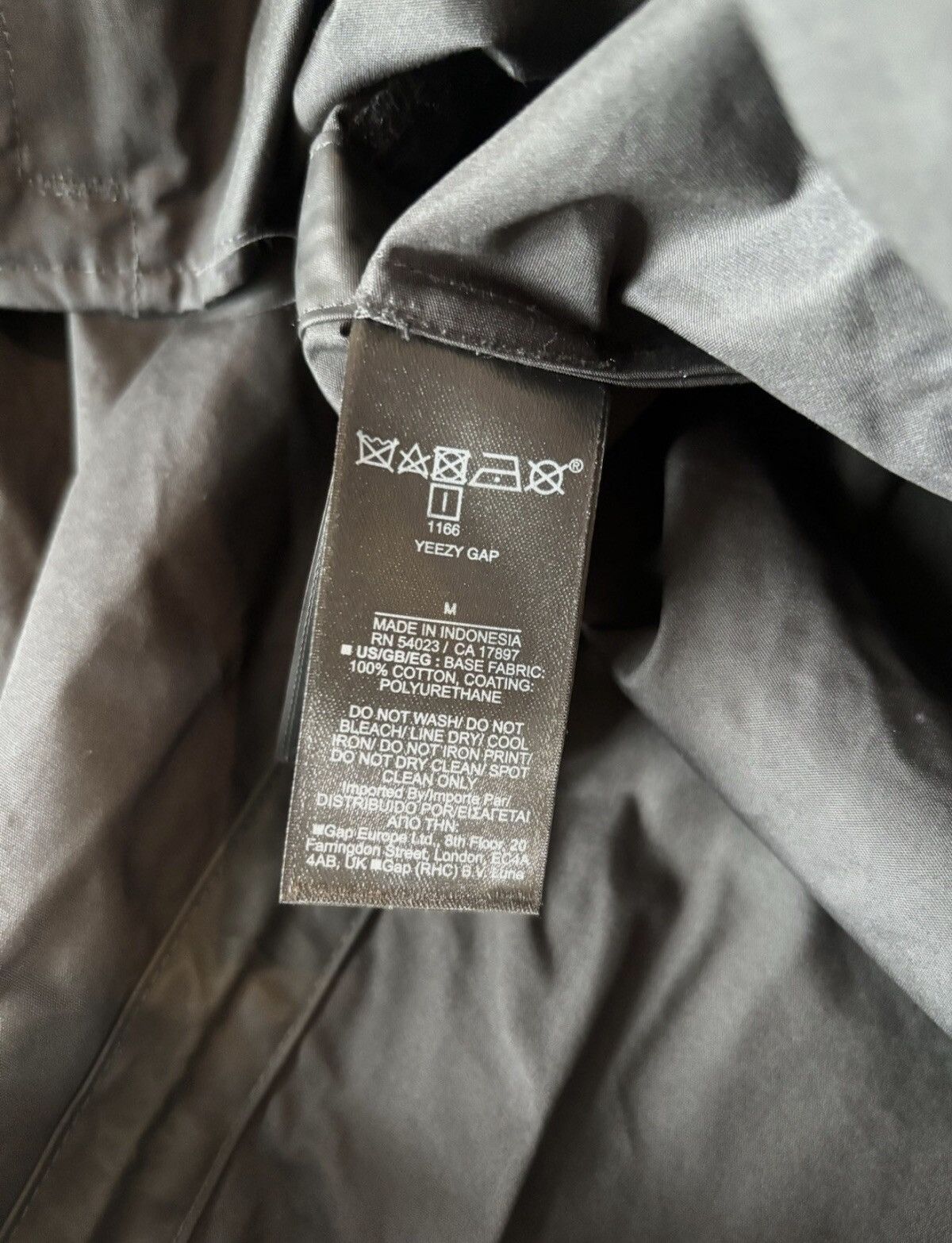 Balenciaga × Gap × Yeezy Yeezy Gap Coated Cotton Overalls Size US 32 / EU 48 - 2 Thumbnail