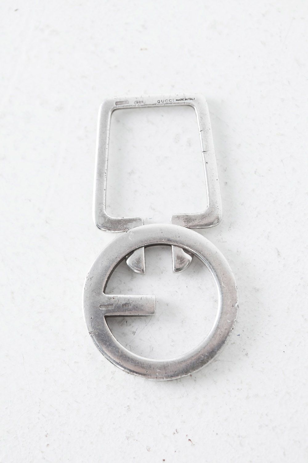 Gucci Vintage Gucci sterling silver keyring / bag charm Size ONE SIZE - 3 Thumbnail