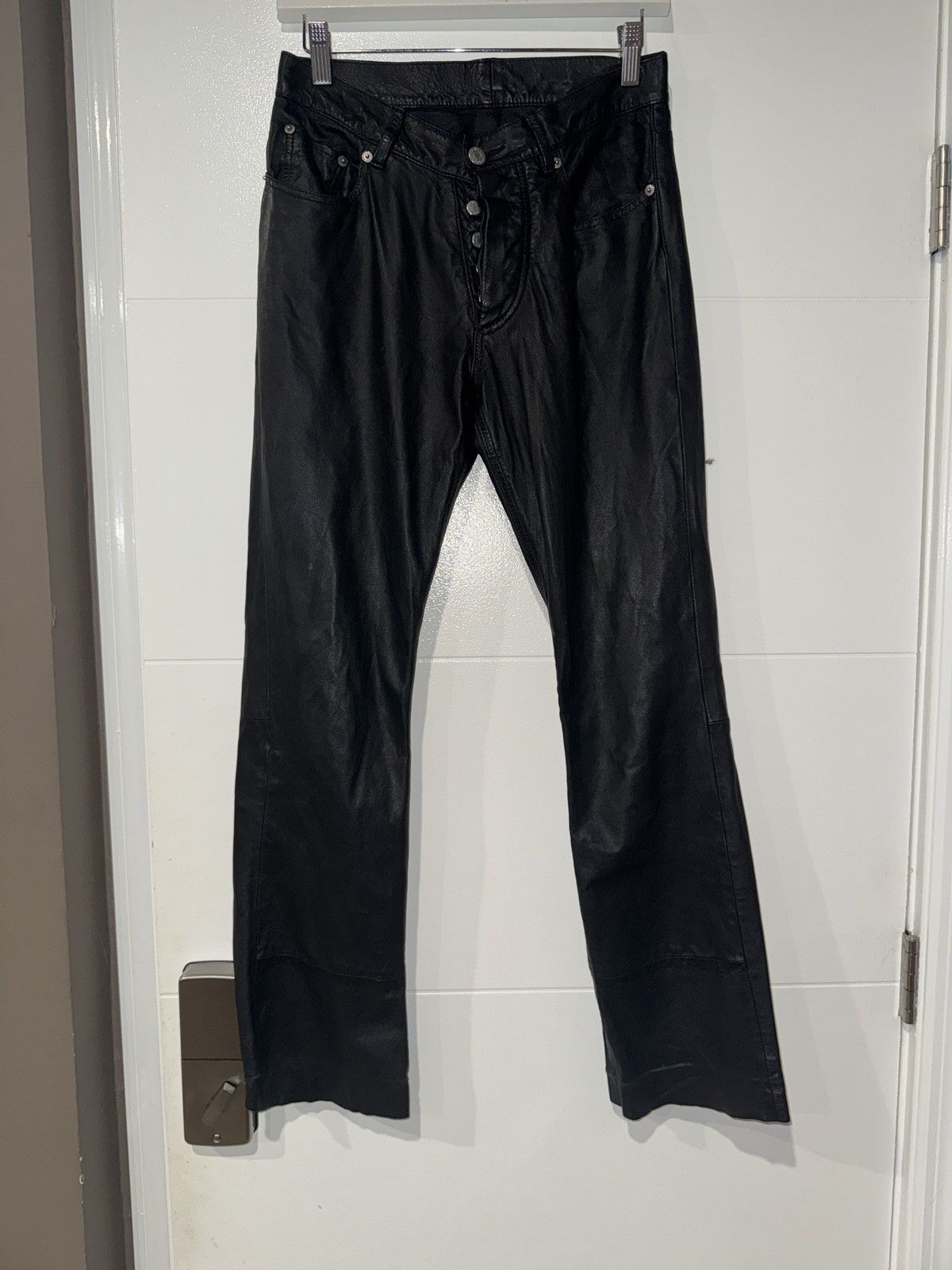 1998 Helmut Lang Sheep Leather Pants - ampdigital.org