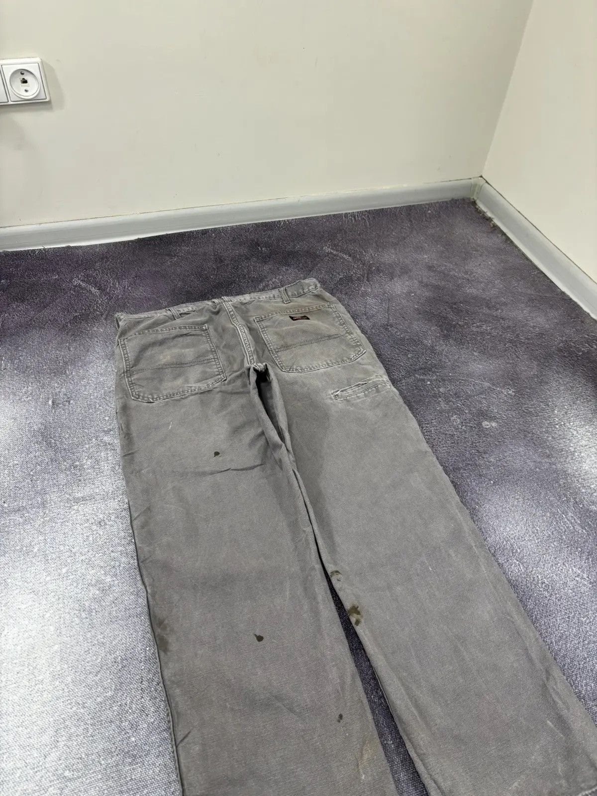 Dickies × Vintage Vintage Dickies Y2K Distressed Gray Work Skate Baggy Pants Size US 36 / EU 52 - 4 Thumbnail