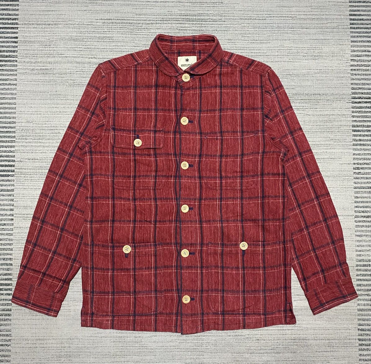 Snow Peak Snow Peak Four Big Pocket Flannel Shirt Button Upa Size US L / EU 52-54 / 3 - 1 Thumbnail