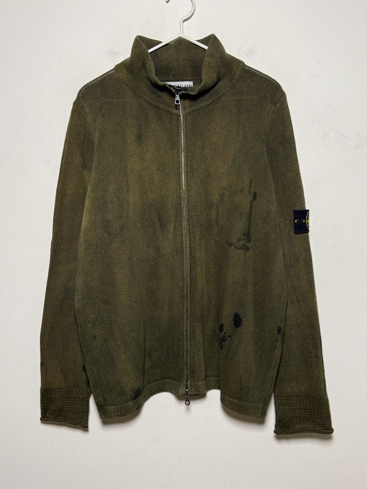 Stone Island stone island y2k archive chunky sweater tie dye Size US L / EU 52-54 / 3 - 1 Thumbnail