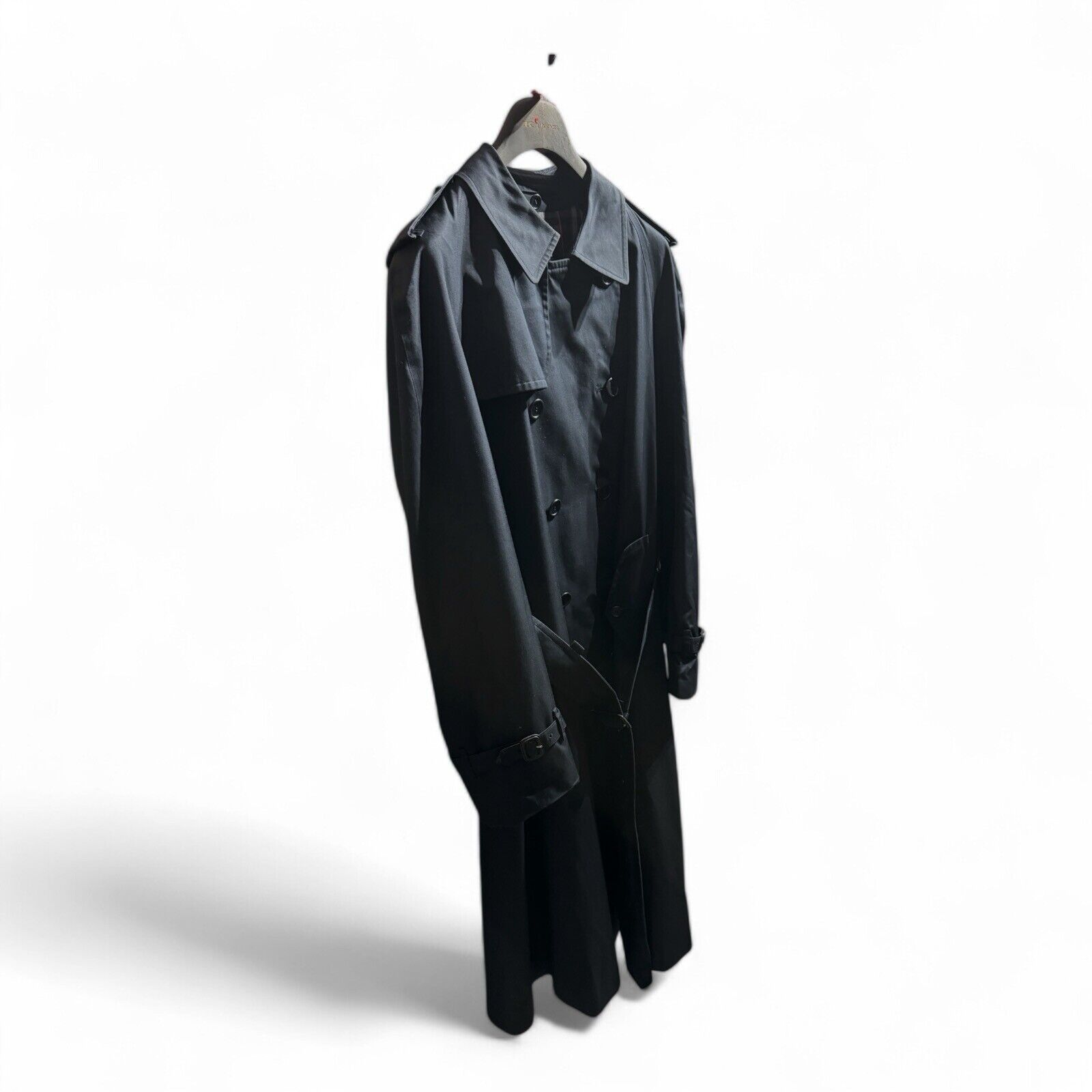 Burberry BURBERRYS London Black Trench Coat Made in USA 46L Men's XL Size US XL / EU 56 / 4 - 4 Thumbnail