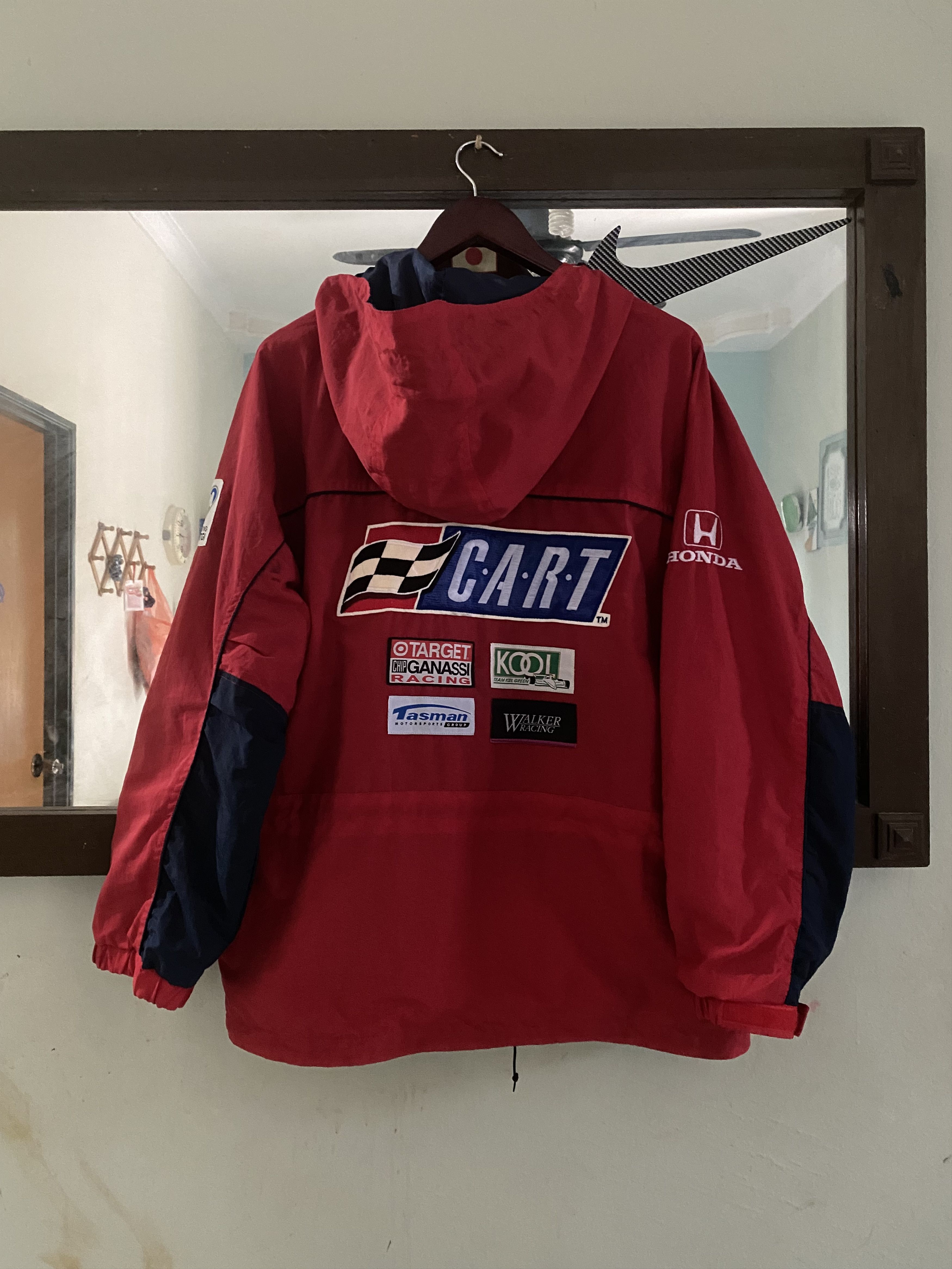 Honda × Vintage Vintage Honda Light Jacket Hoodie Honda Racing L Size Size US L / EU 52-54 / 3 - 1 Thumbnail