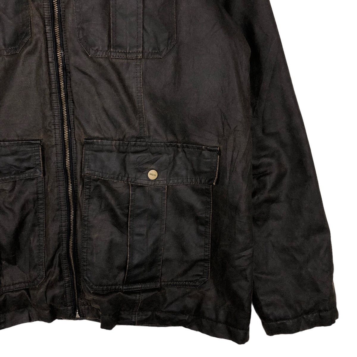 Japanese Brand 🔥Vintage Chore Jacket Guess Blanket Lining Tartan Design Size US L / EU 52-54 / 3 - 5 Thumbnail