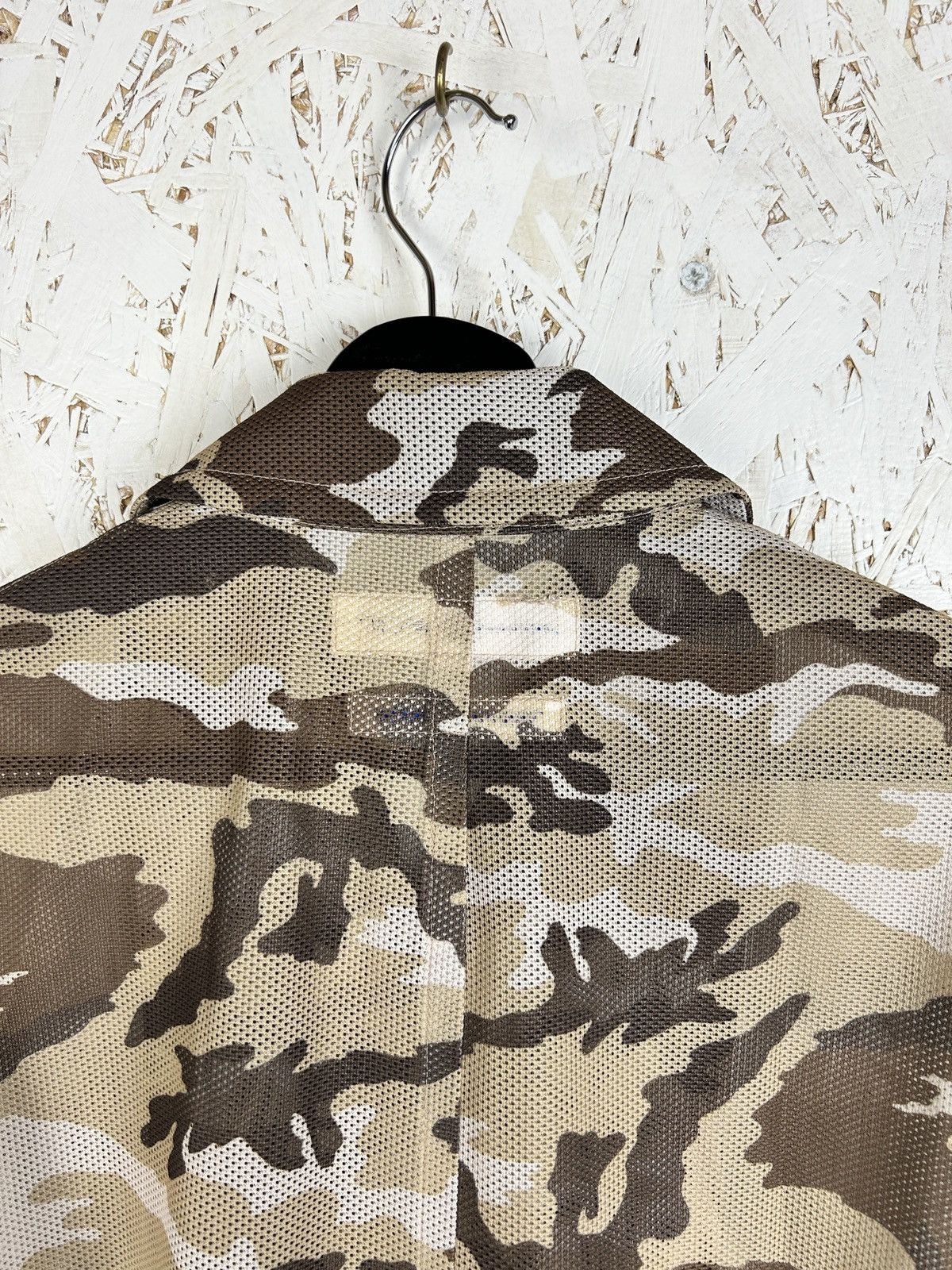 Comme des Garcons SHIRT Comme Des Garcons Shirt Mesh Camo Trench Coat S10104 S Size US S / EU 44-46 / 1 - 6 Thumbnail