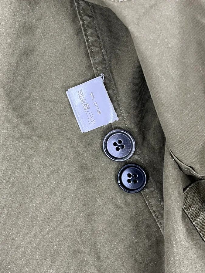 Dries Van Noten 2000s Dries Van Voten Olive Green Military Buttoned Jacket Size US M / EU 48-50 / 2 - 10 Thumbnail