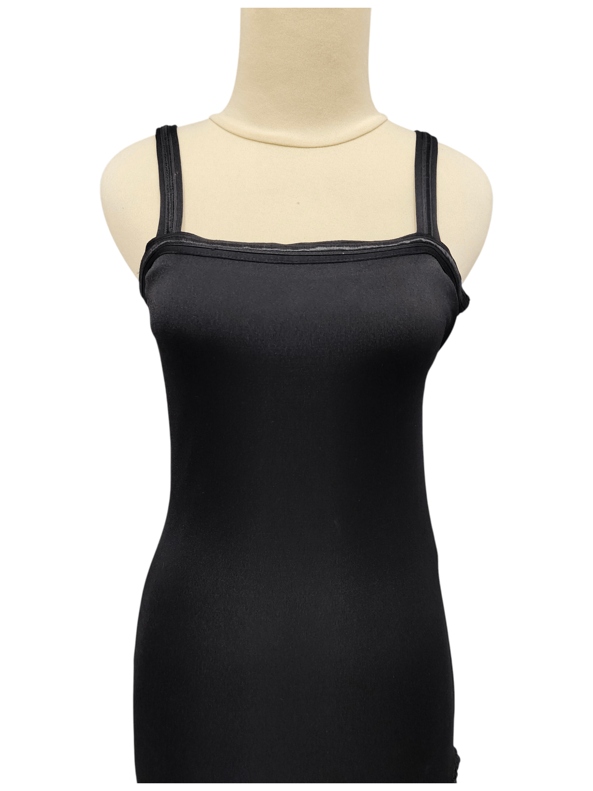 Saint Laurent Paris 70s Saint Laurent- Archive Macrame Fringe Slip Dress Size S / US 4 / IT 40 - 2 Thumbnail